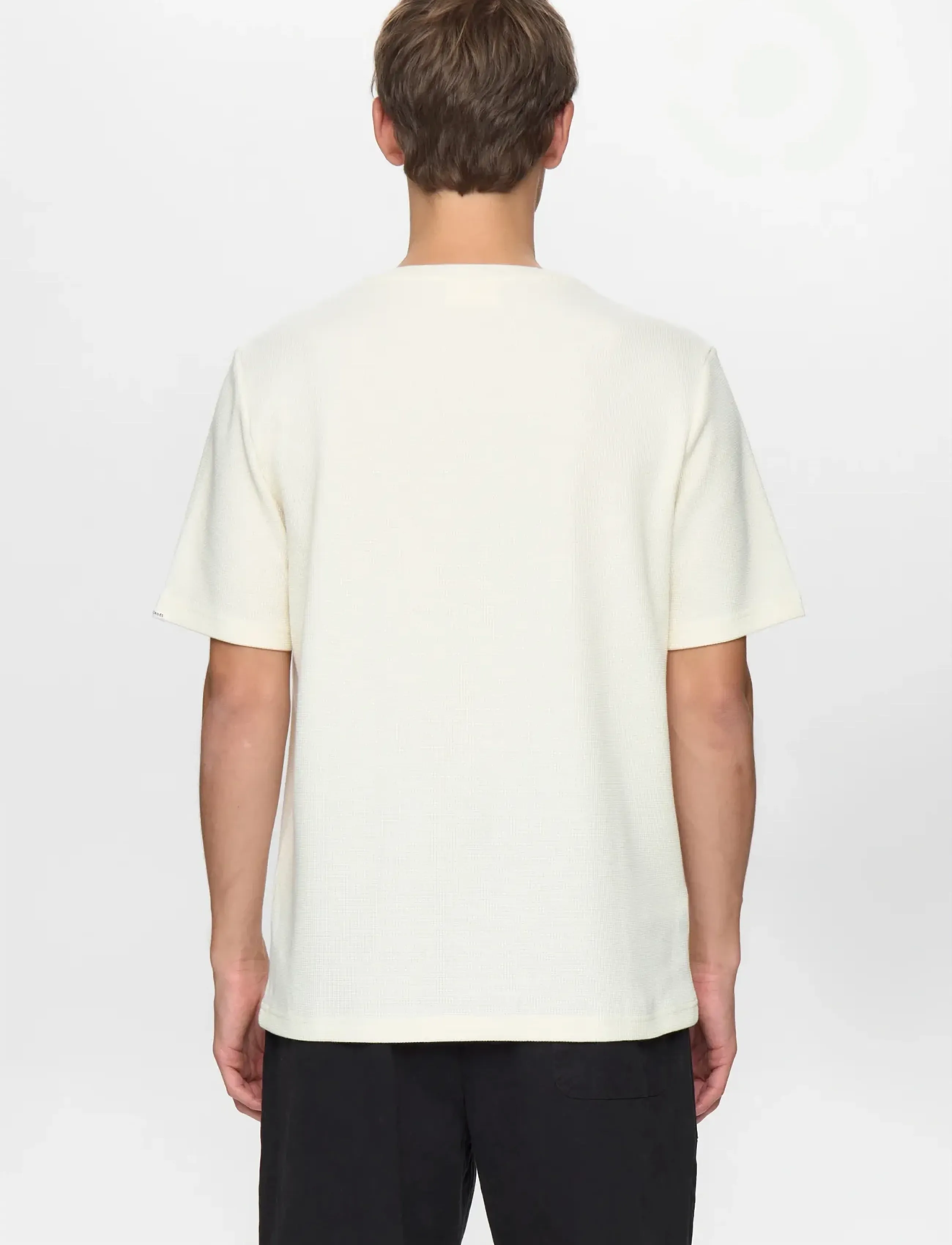 Anerkjendt - AKKIKKI S/S WAFFLE TEE - tofu - 5