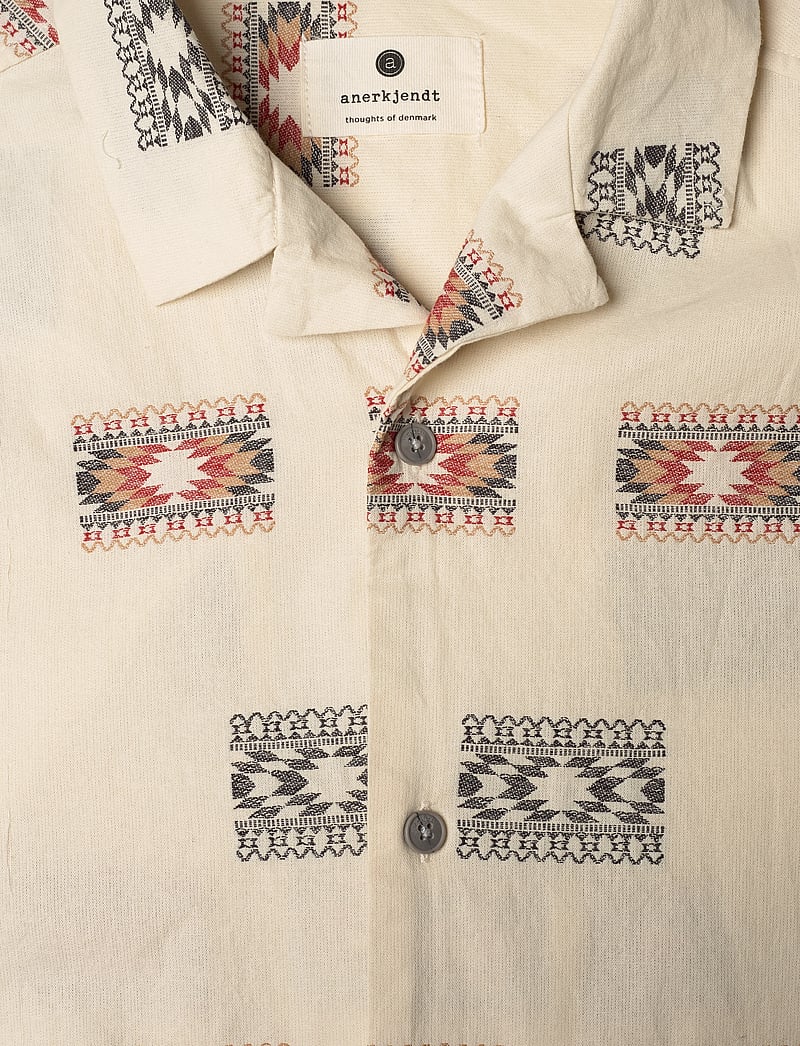 Anerkjendt - AKLEO STITCH JAC SHIRT - short-sleeved shirts - tofu - 2