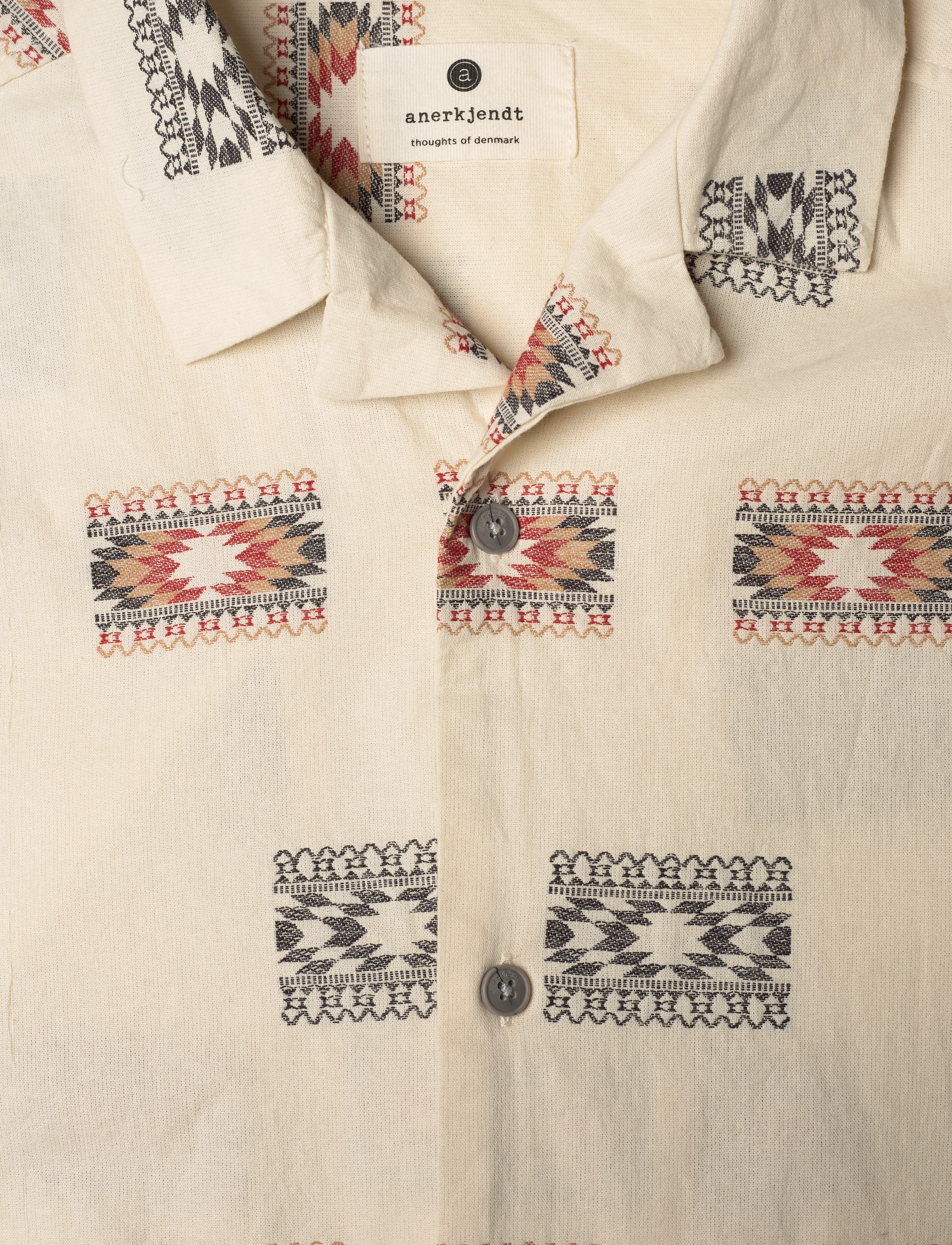 Anerkjendt - AKLEO STITCH JAC SHIRT - tofu - 2