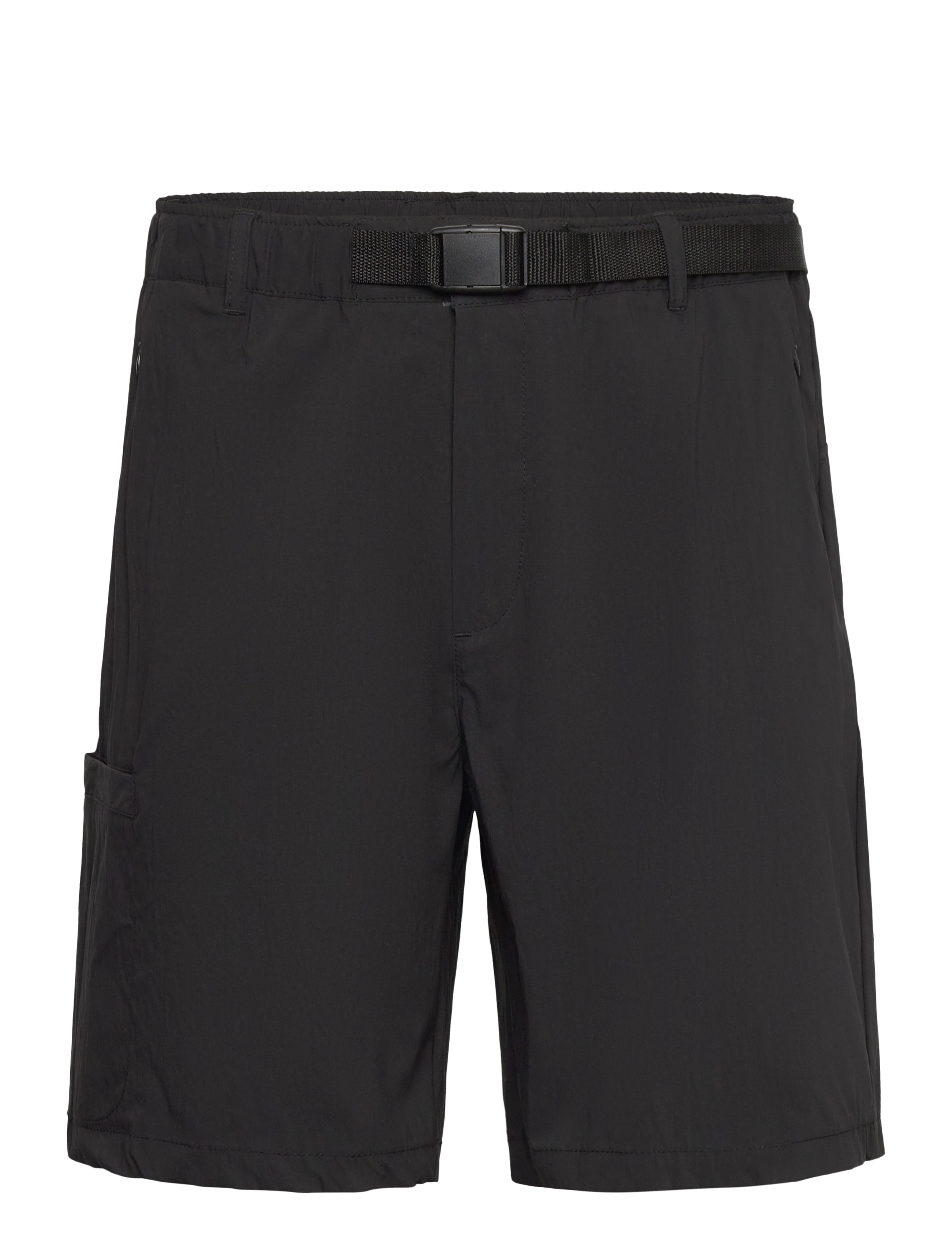 Anerkjendt AKJAN TEC GROSGRAIN BELT SHORTS - Shorts - CAVIAR / black