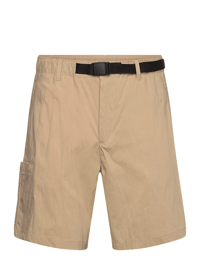 Anerkjendt - AKJAN TEC GROSGRAIN BELT SHORTS - cargo shorts - incense - 0