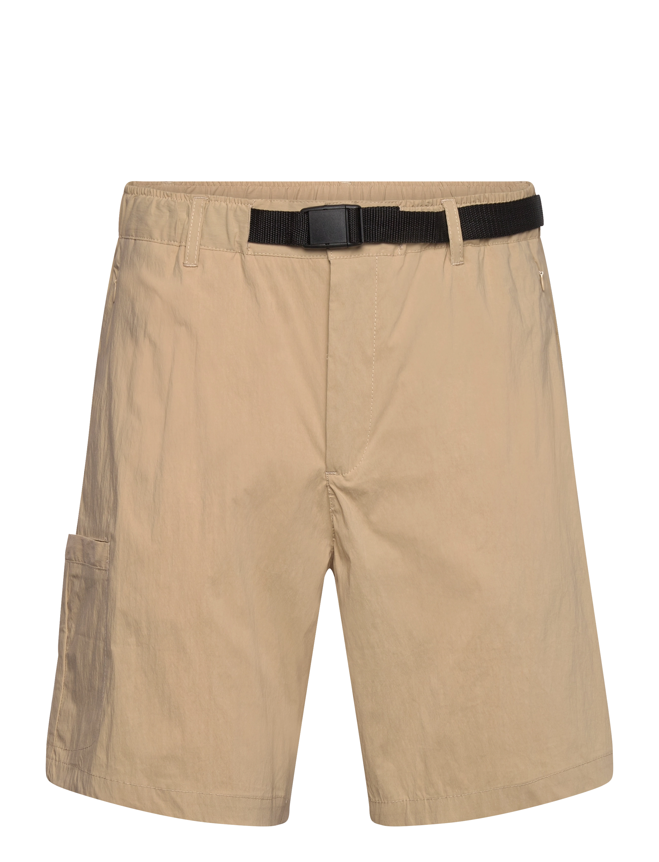 Anerkjendt AKJAN TEC GROSGRAIN BELT SHORTS - Shorts - INCENSE / beige