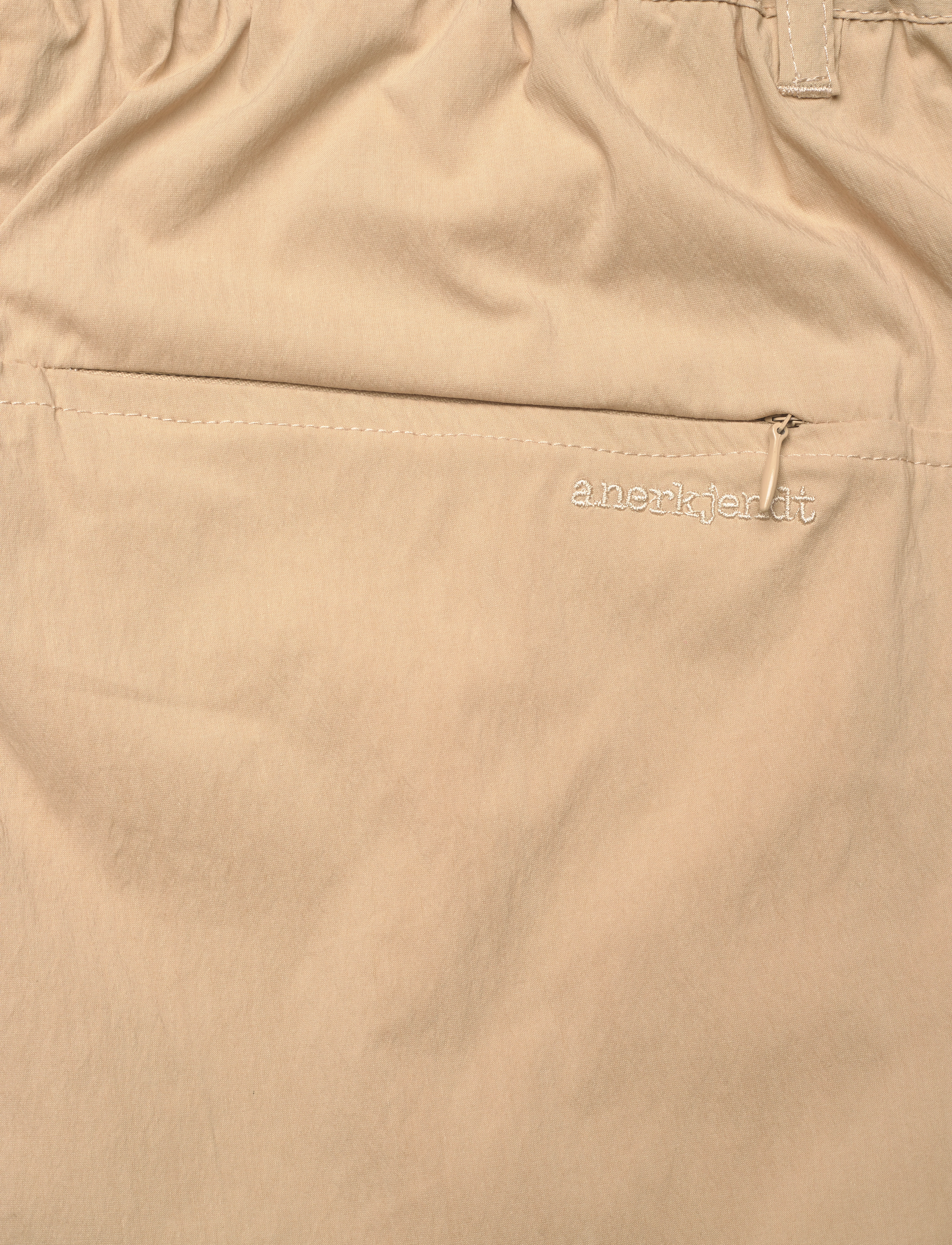 Anerkjendt - AKJAN TEC GROSGRAIN BELT SHORTS - cargo shorts - incense - 4