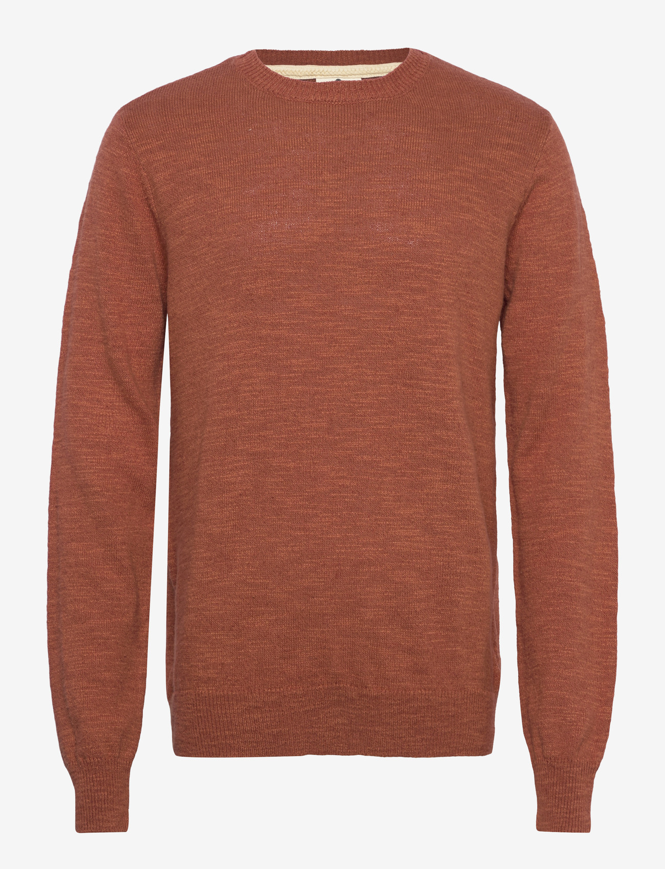 Anerkjendt - AKSUNE COT/LINEN KNIT - trøjer - auburn - 0