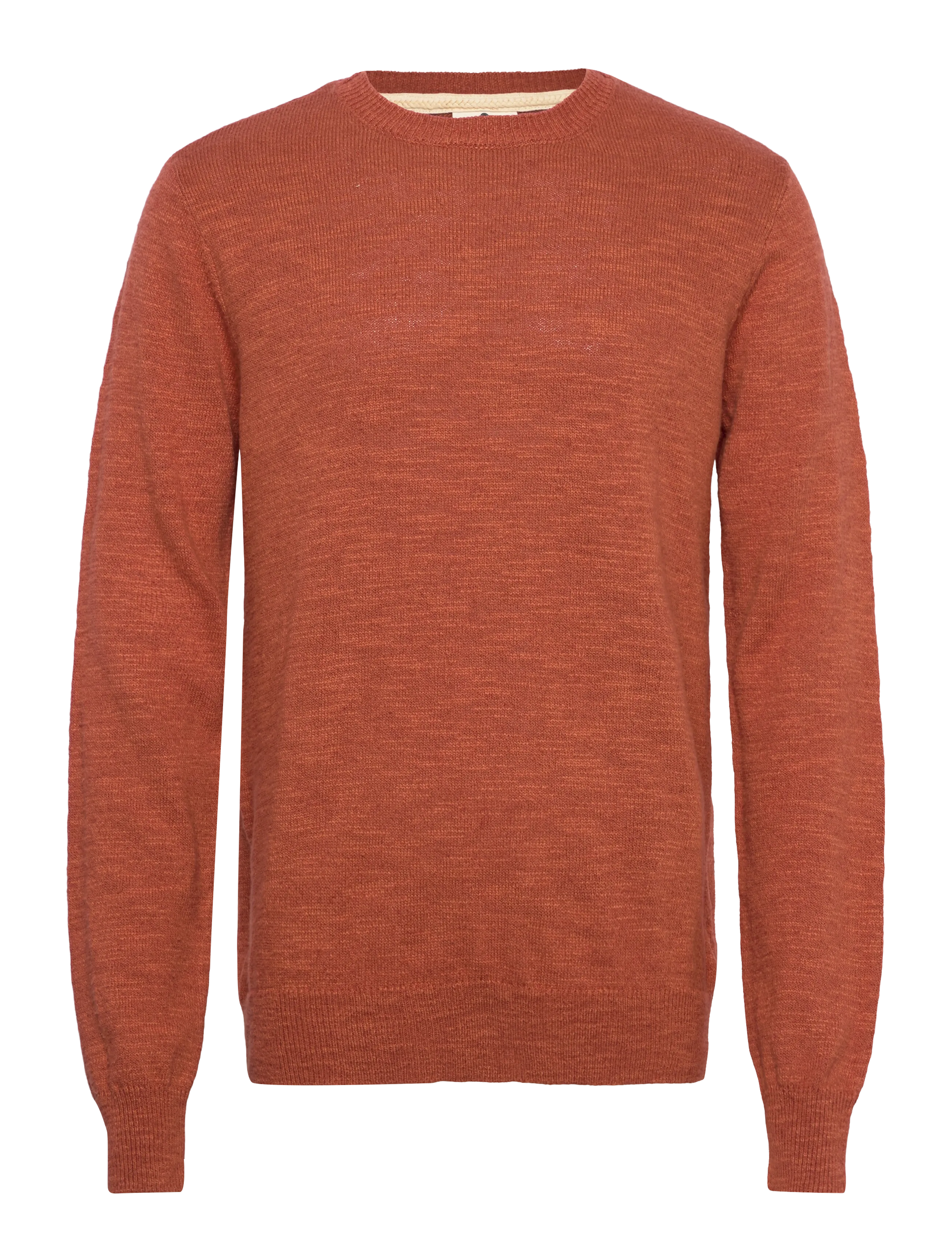 Anerkjendt AKSUNE COT/LINEN KNIT - Vaatteet - AUBURN / brown