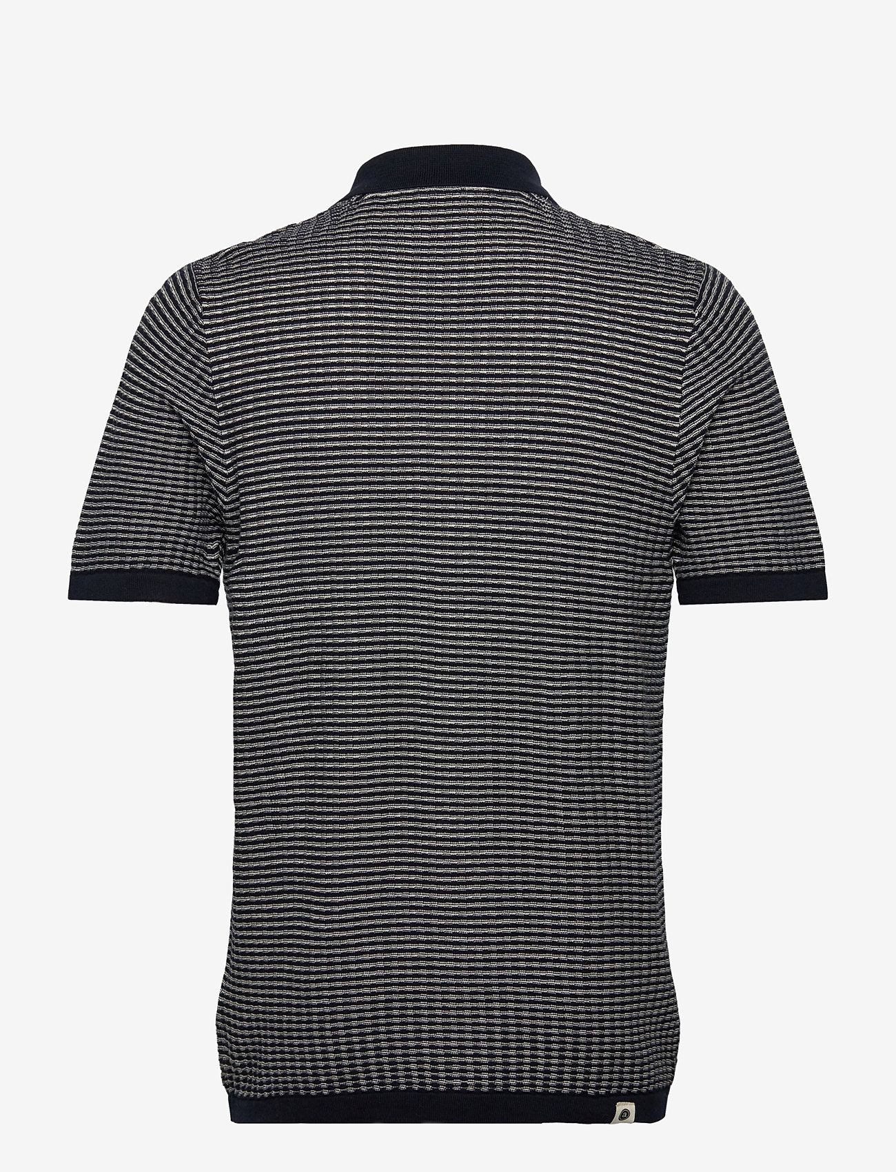 Anerkjendt - AKSVEND S/S KNIT STRUCTURE CAR - sky captain - 1