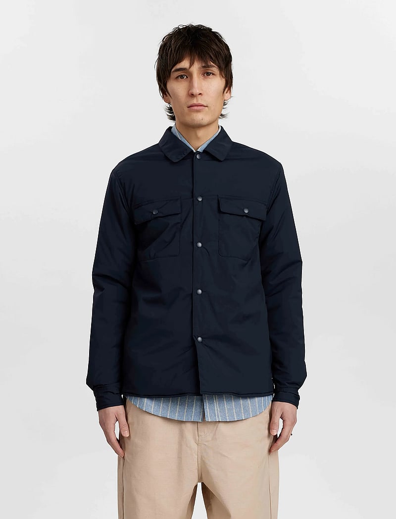 Anerkjendt - AKOSCAR NYLON PADDED JACKET - winterjacken - sky captain - 2