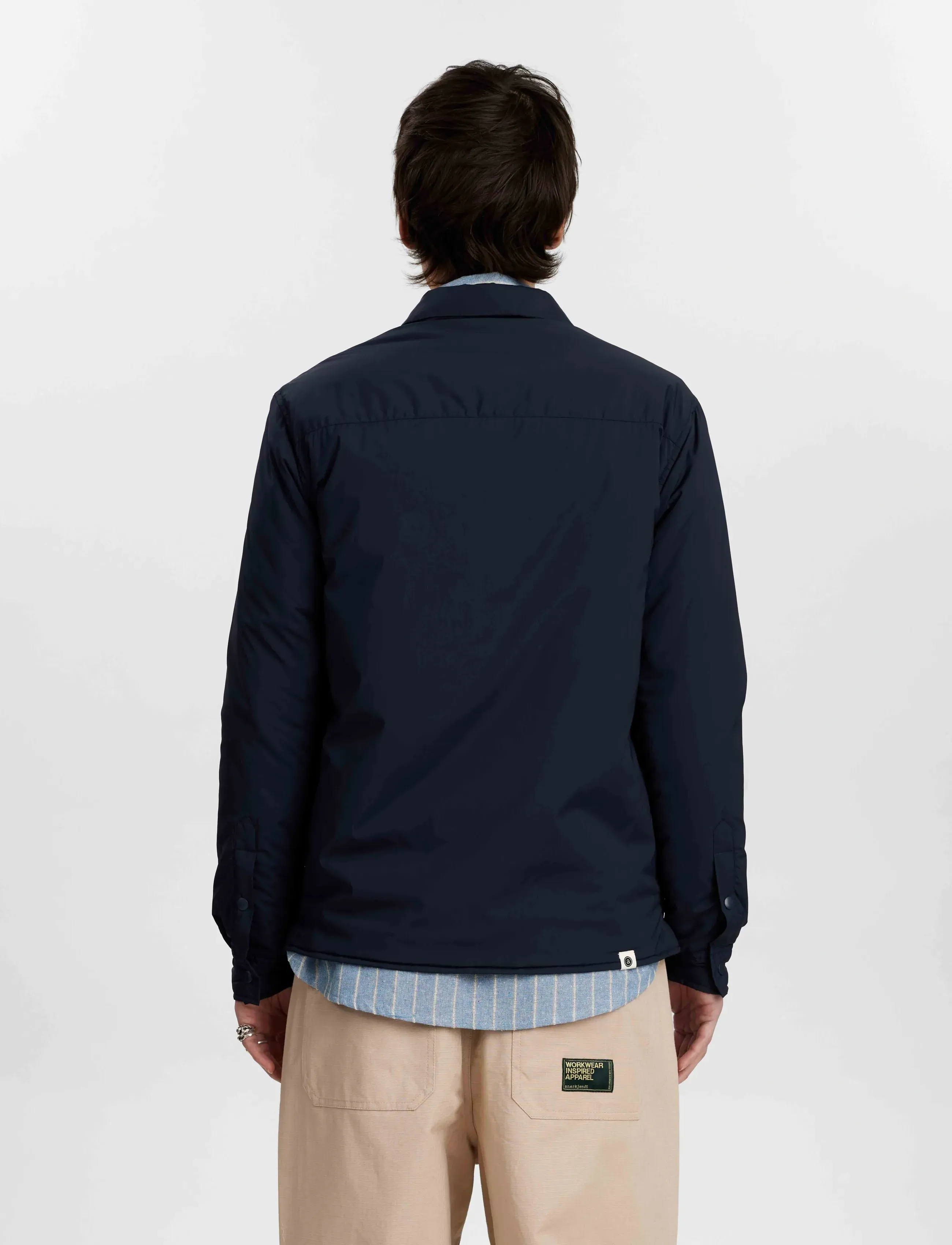 Anerkjendt - AKOSCAR NYLON PADDED JACKET - striukės ir švarkeliai - sky captain - 5