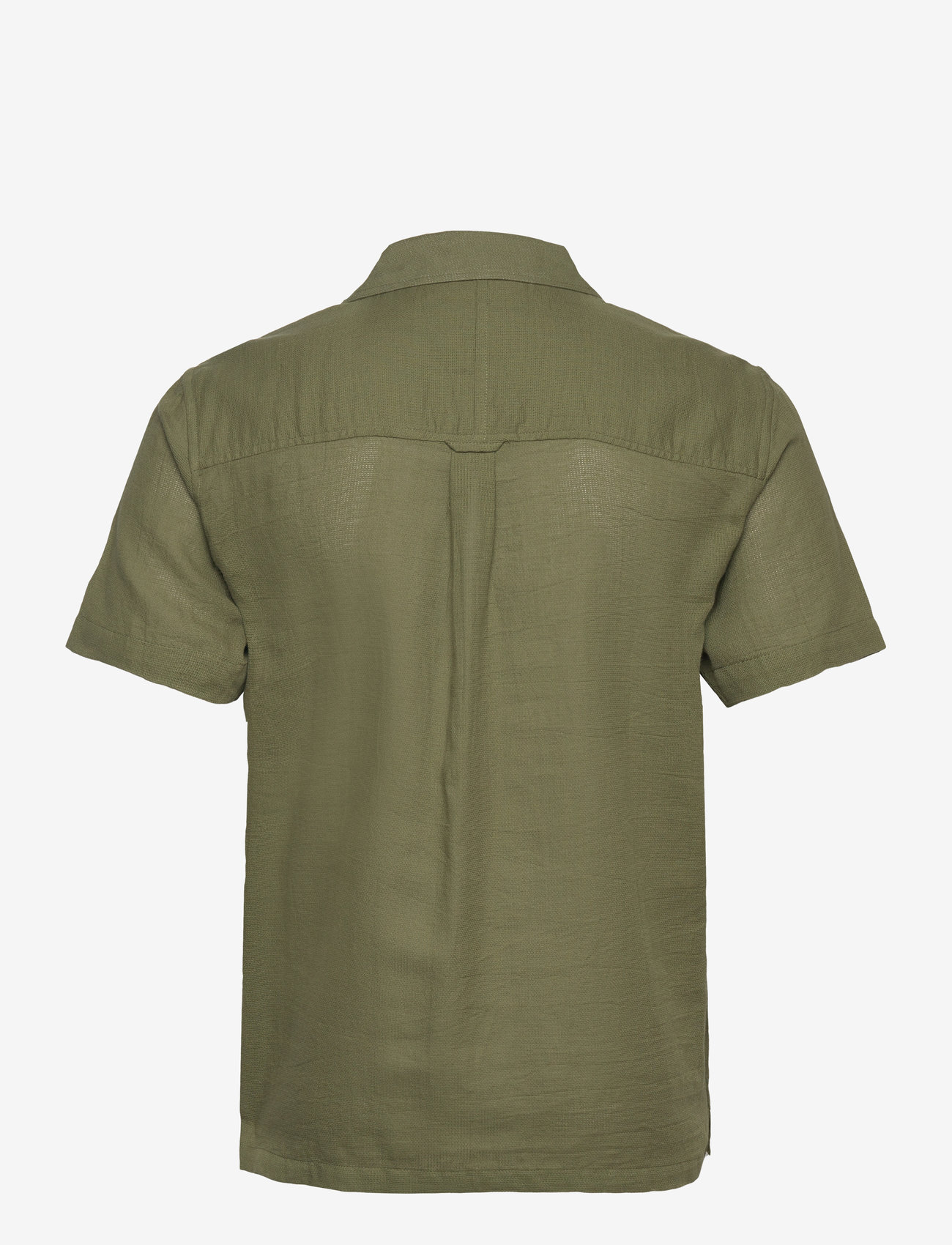 Anerkjendt - AKLEON STRUCTURE S/S SHIRT 3 - kurzarmhemden - deep lichen green - 1