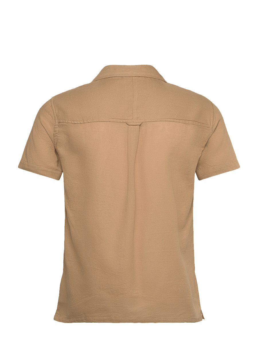 Anerkjendt - AKLEON STRUCTURE S/S SHIRT 3 - kurzarmhemden - incense - 1