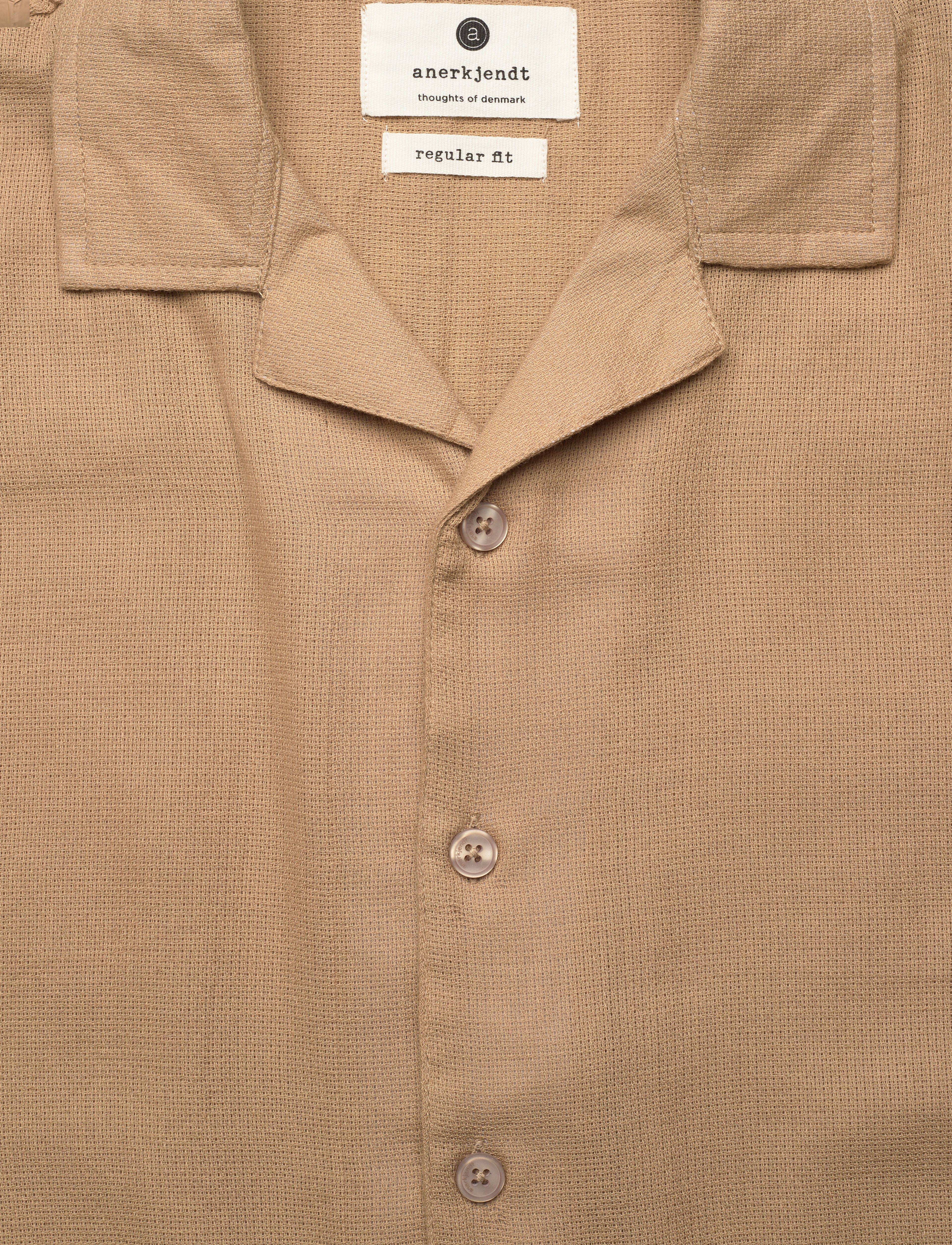 Anerkjendt - AKLEON STRUCTURE S/S SHIRT 3 - kurzarmhemden - incense - 2