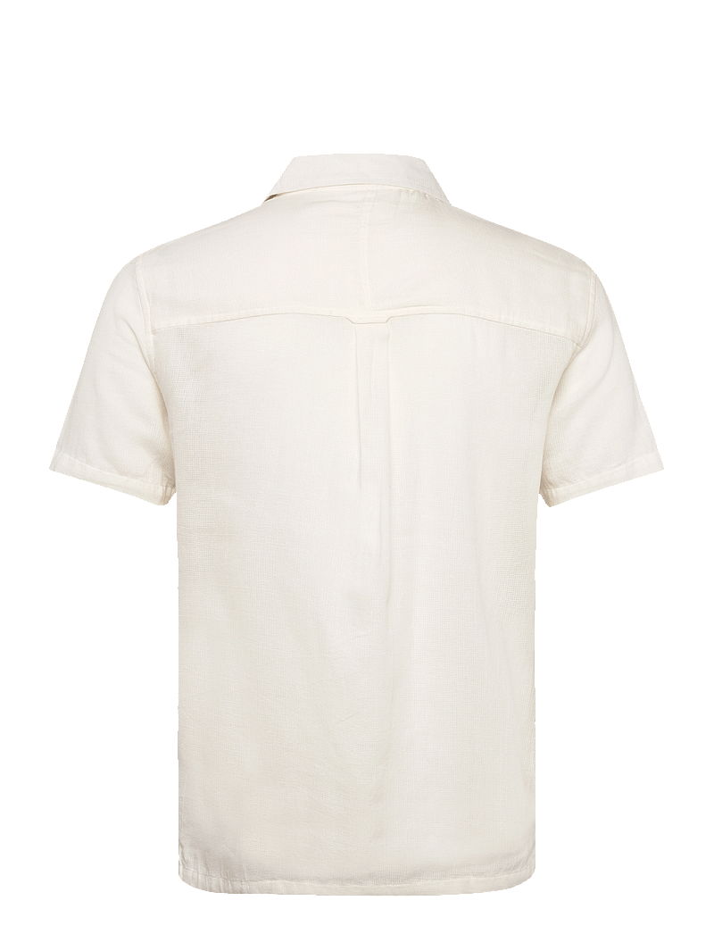 Anerkjendt - AKLEON STRUCTURE S/S SHIRT 3 - kurzarmhemden - tofu - 1
