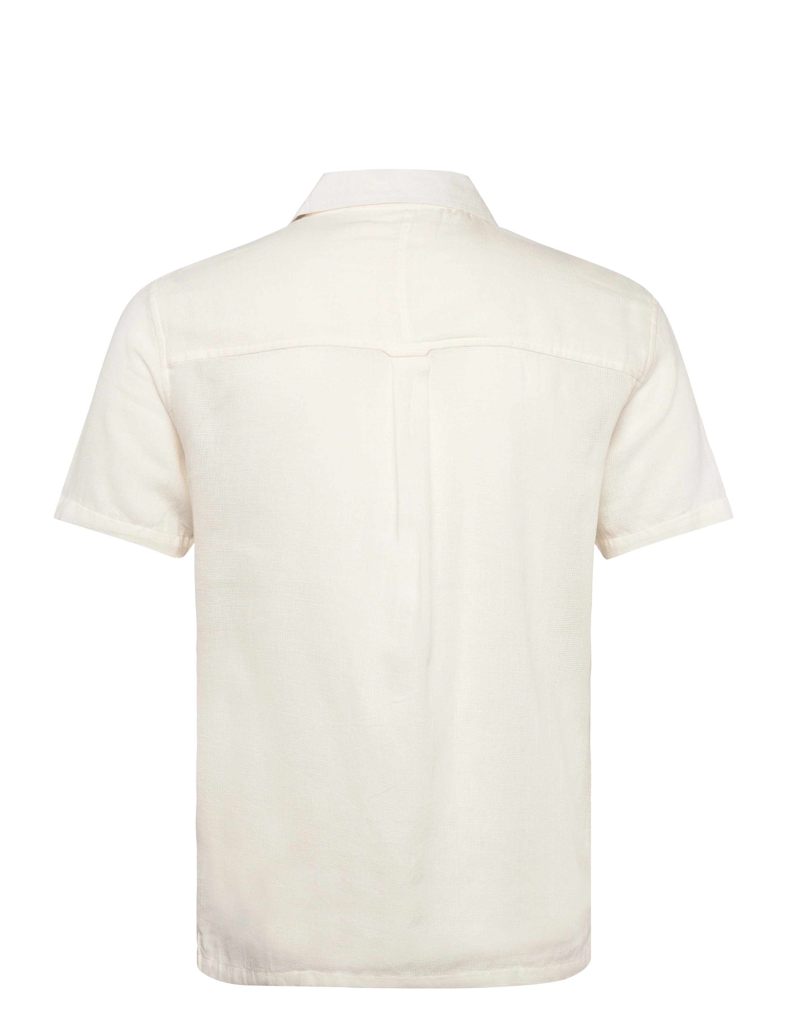 Anerkjendt - AKLEON STRUCTURE S/S SHIRT 3 - kortærmede skjorter - tofu - 1