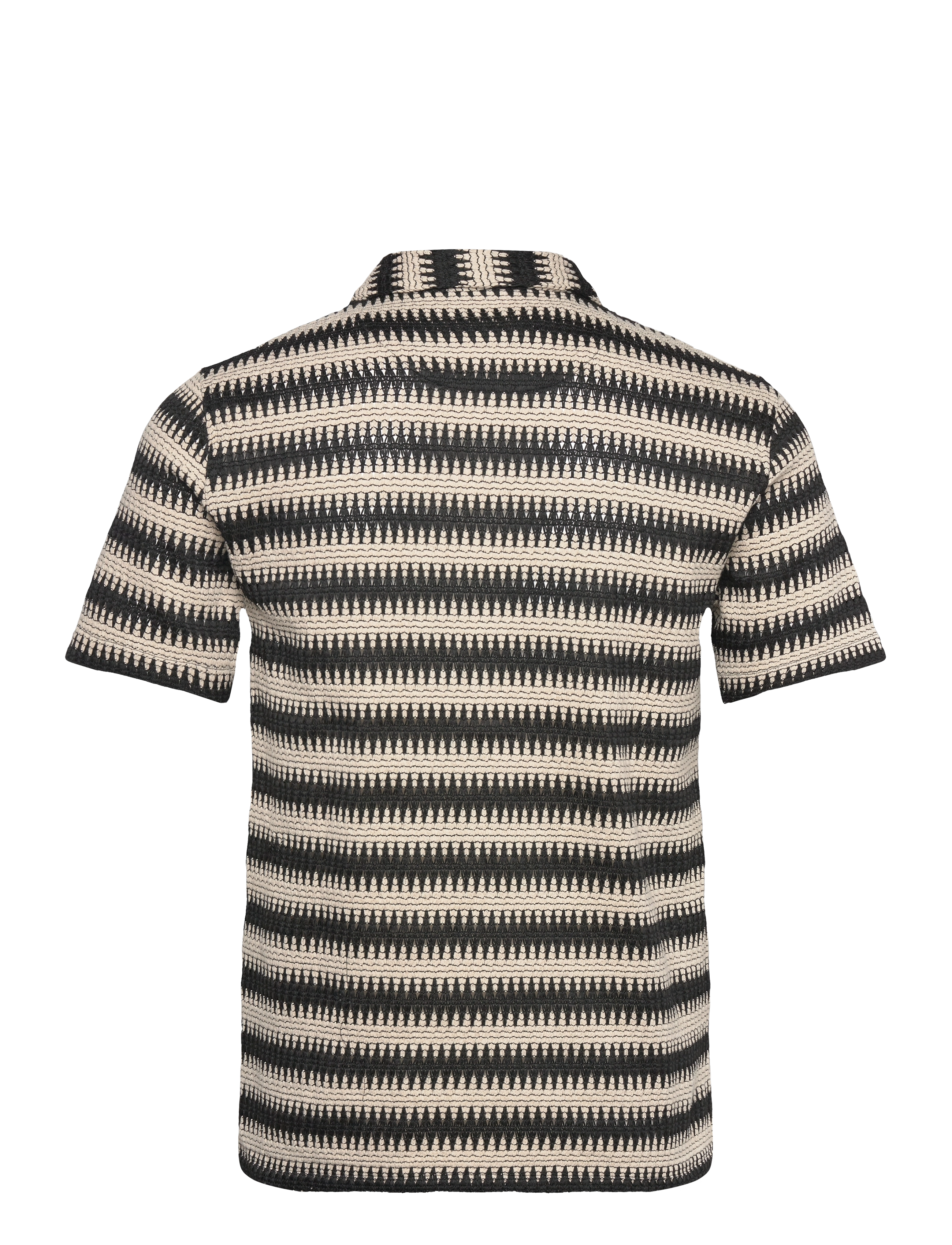 Anerkjendt - AKKURT STRUC STRIPE S/S SHIRT - tofu - 1