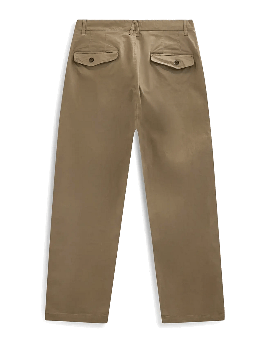 Anerkjendt - AKJAKOB COTTON PLEAT PANTS - vabaajapüksid - ermine - 1
