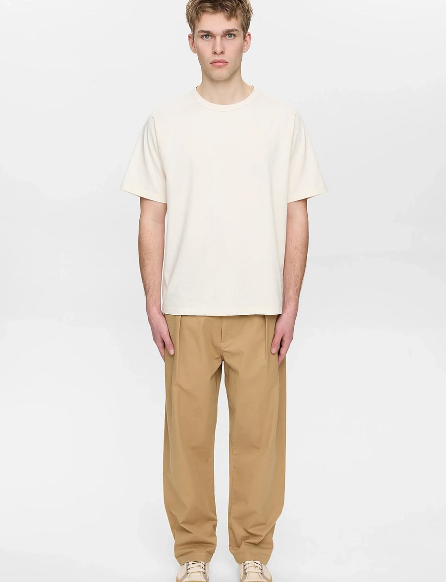 Anerkjendt - AKJAKOB COTTON PLEAT PANTS - freizeithosen - incense - 3