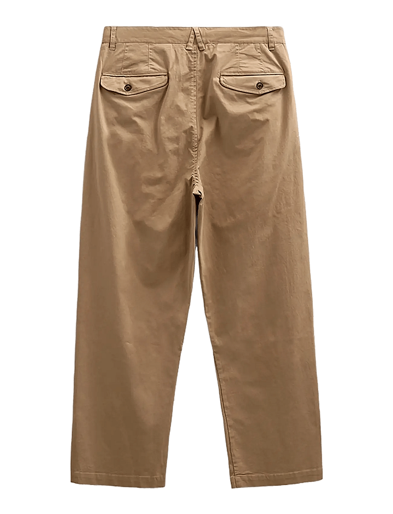 Anerkjendt - AKJAKOB COTTON PLEAT PANTS - casual trousers - incense - 1