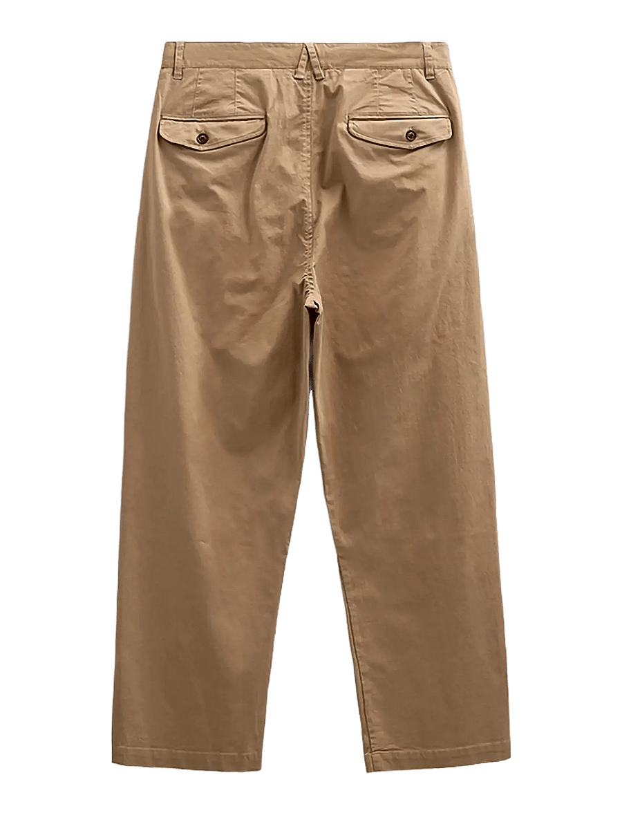 Anerkjendt - AKJAKOB COTTON PLEAT PANTS - freizeithosen - incense - 1