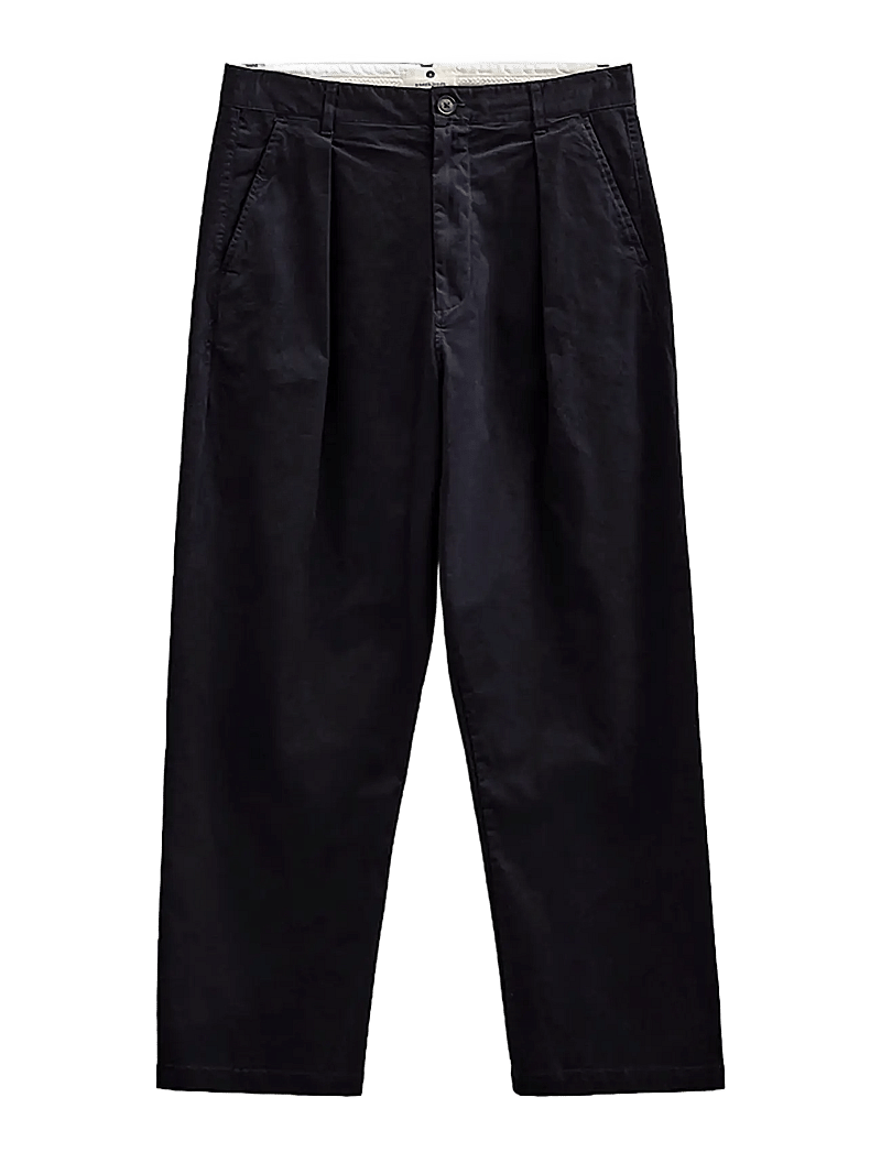 Anerkjendt - AKJAKOB COTTON PLEAT PANTS - casual trousers - sky captain - 0