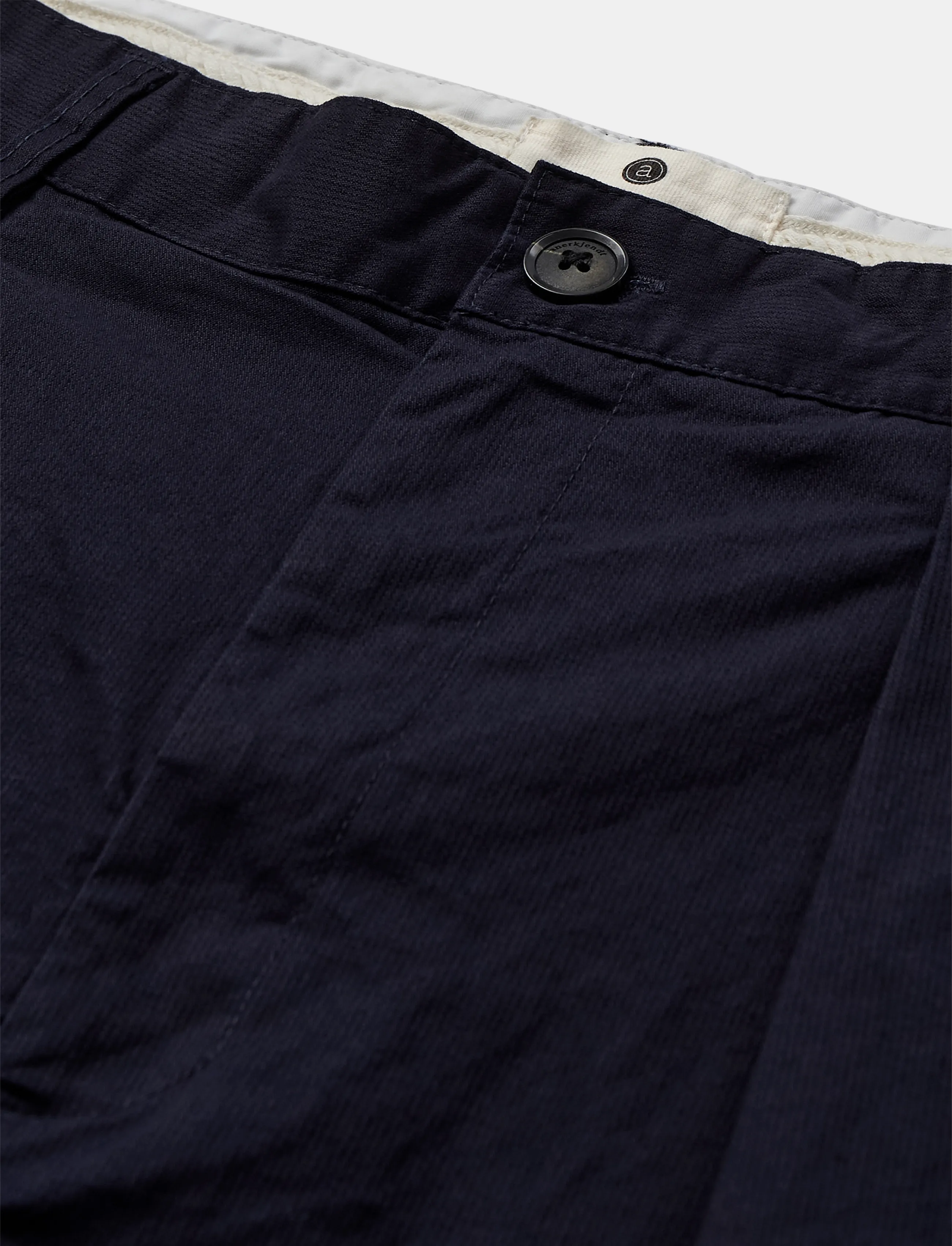 Anerkjendt - AKJAKOB COTTON PLEAT PANTS - casual bukser - sky captain - 4