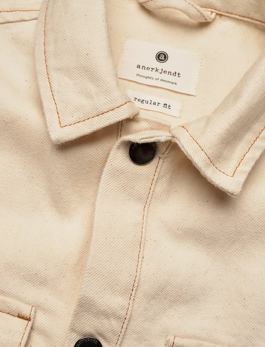 Anerkjendt - AKOSCAR DENIM OVERSHIRT - kollektionen - tofu - 2