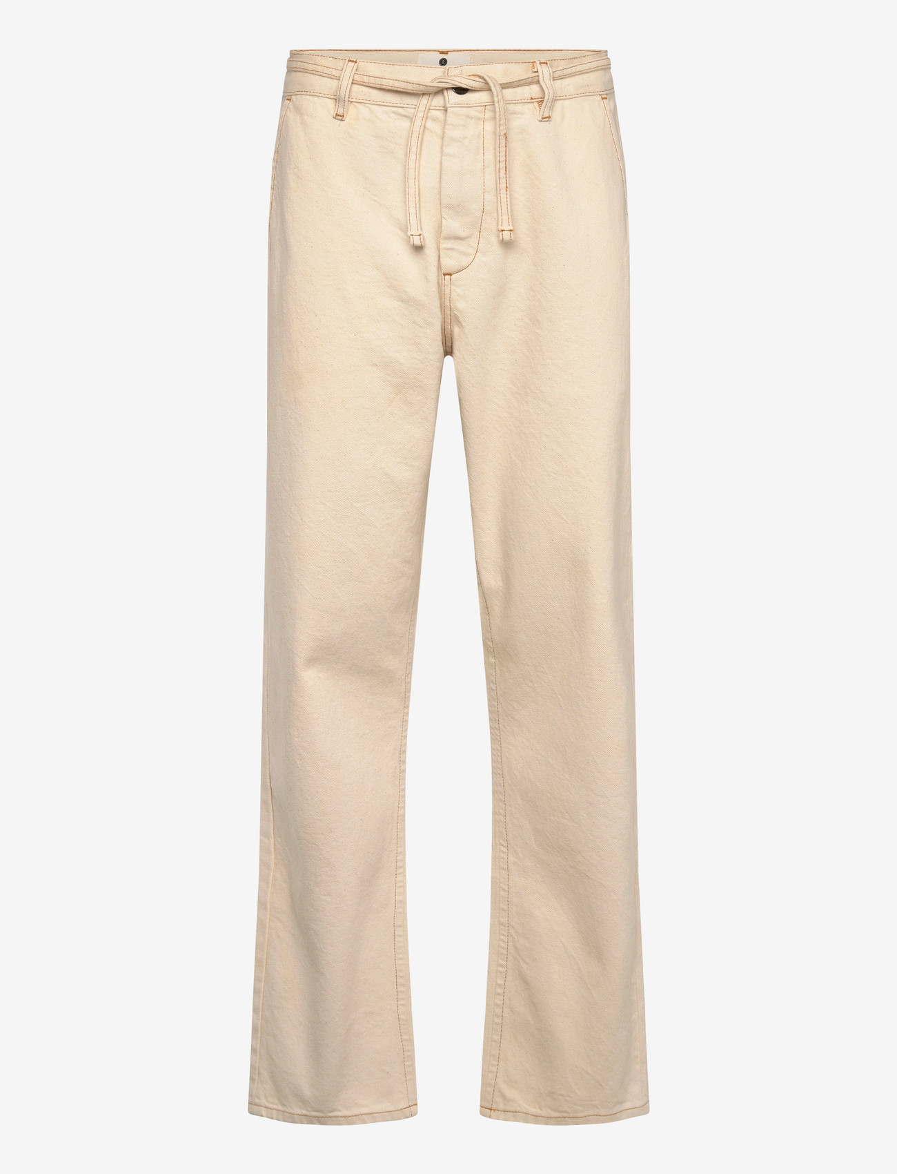 Anerkjendt - AKJAN DENIM PANTS - casual byxor - tofu - 0