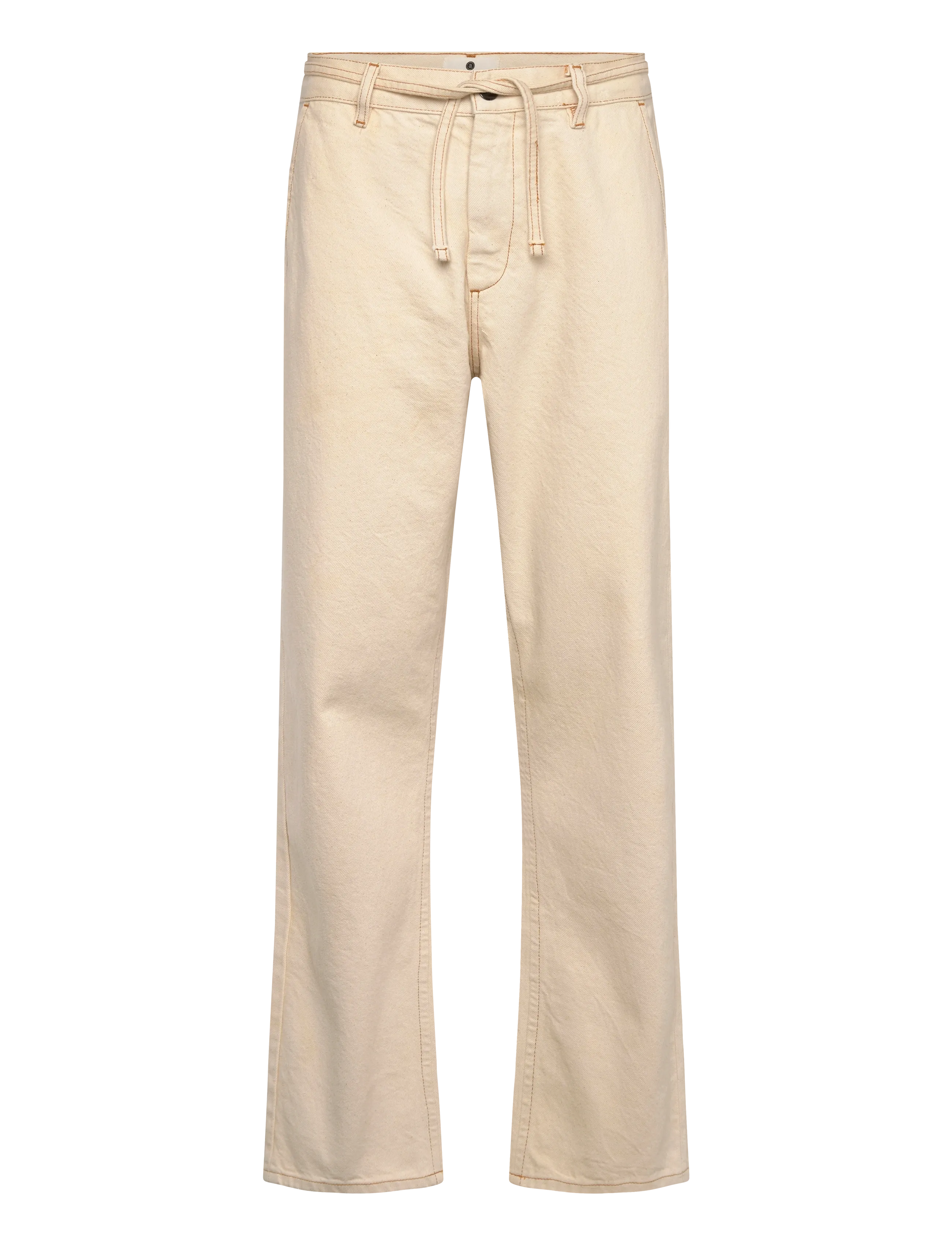 Anerkjendt AKJAN DENIM PANTS - Apģērbi - TOFU / cream