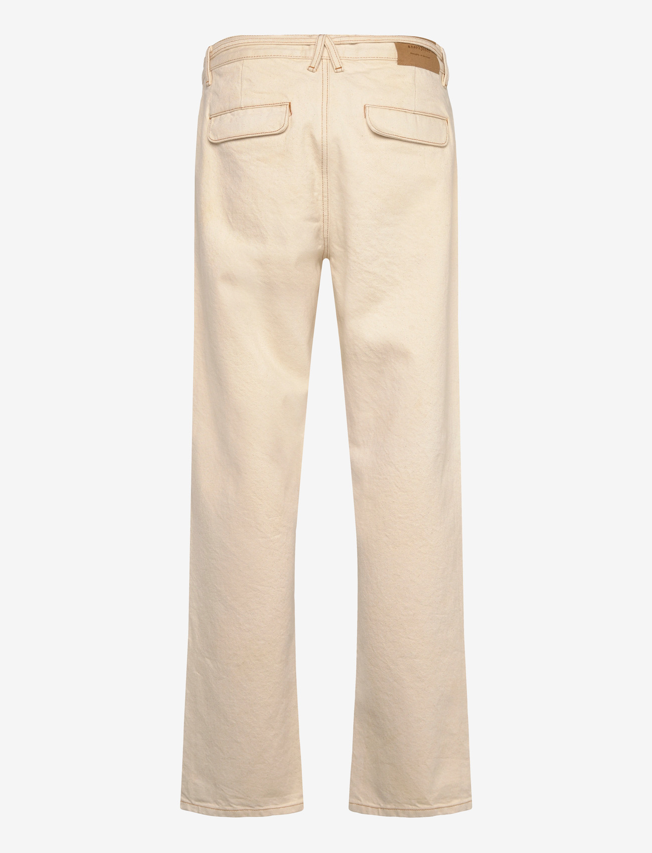 Anerkjendt - AKJAN DENIM PANTS - casual byxor - tofu - 1