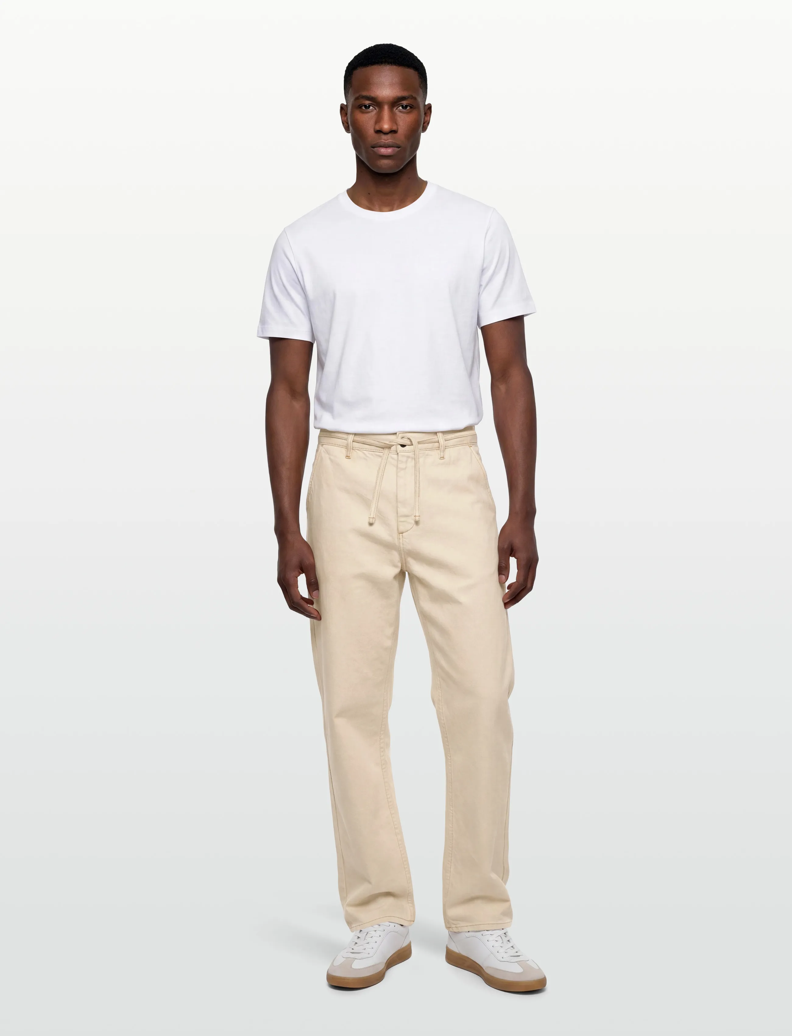 Anerkjendt AKJAN DENIM PANTS - Kollektsioonid - TOFU / cream