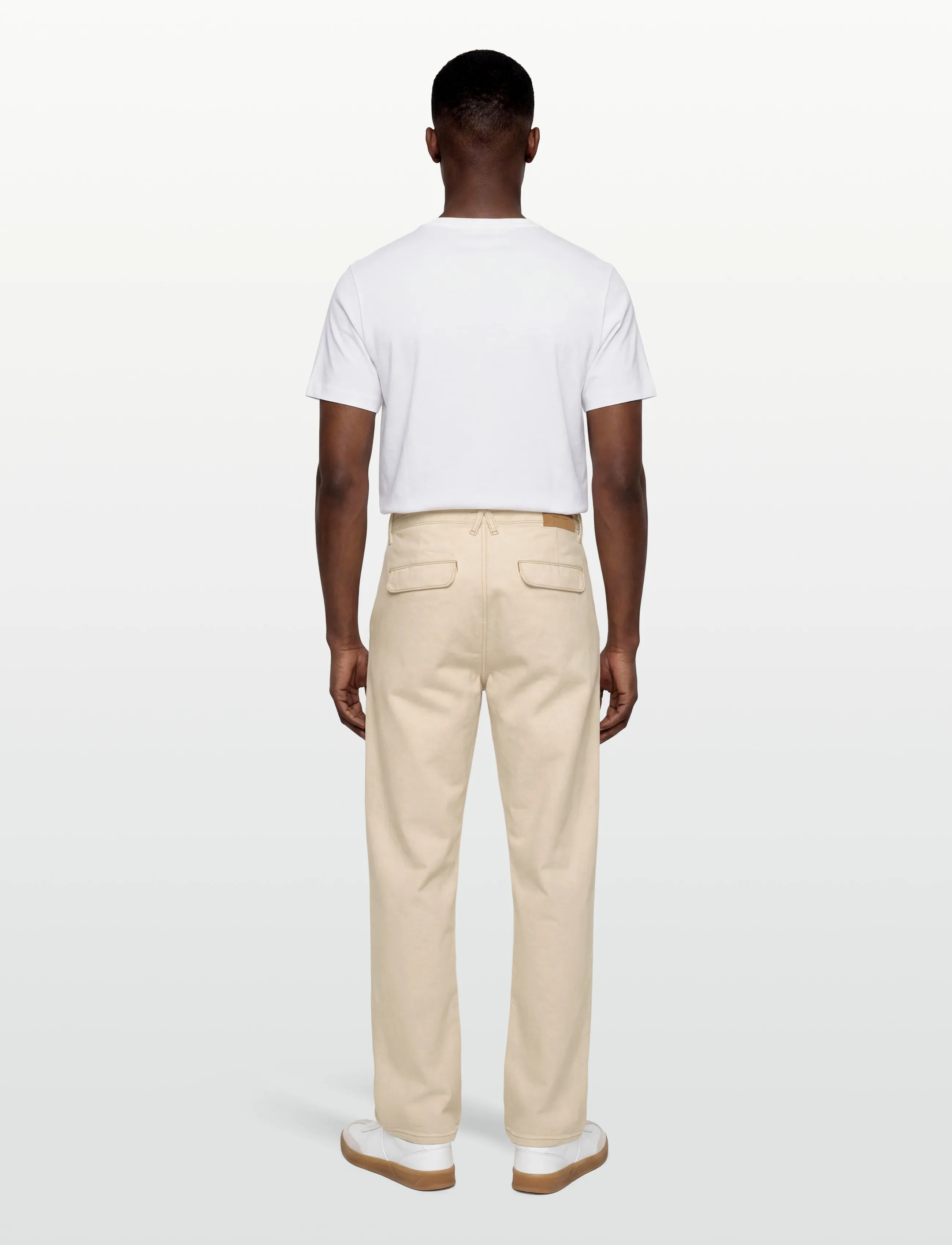 Anerkjendt - AKJAN DENIM PANTS - casual trousers - tofu - 4