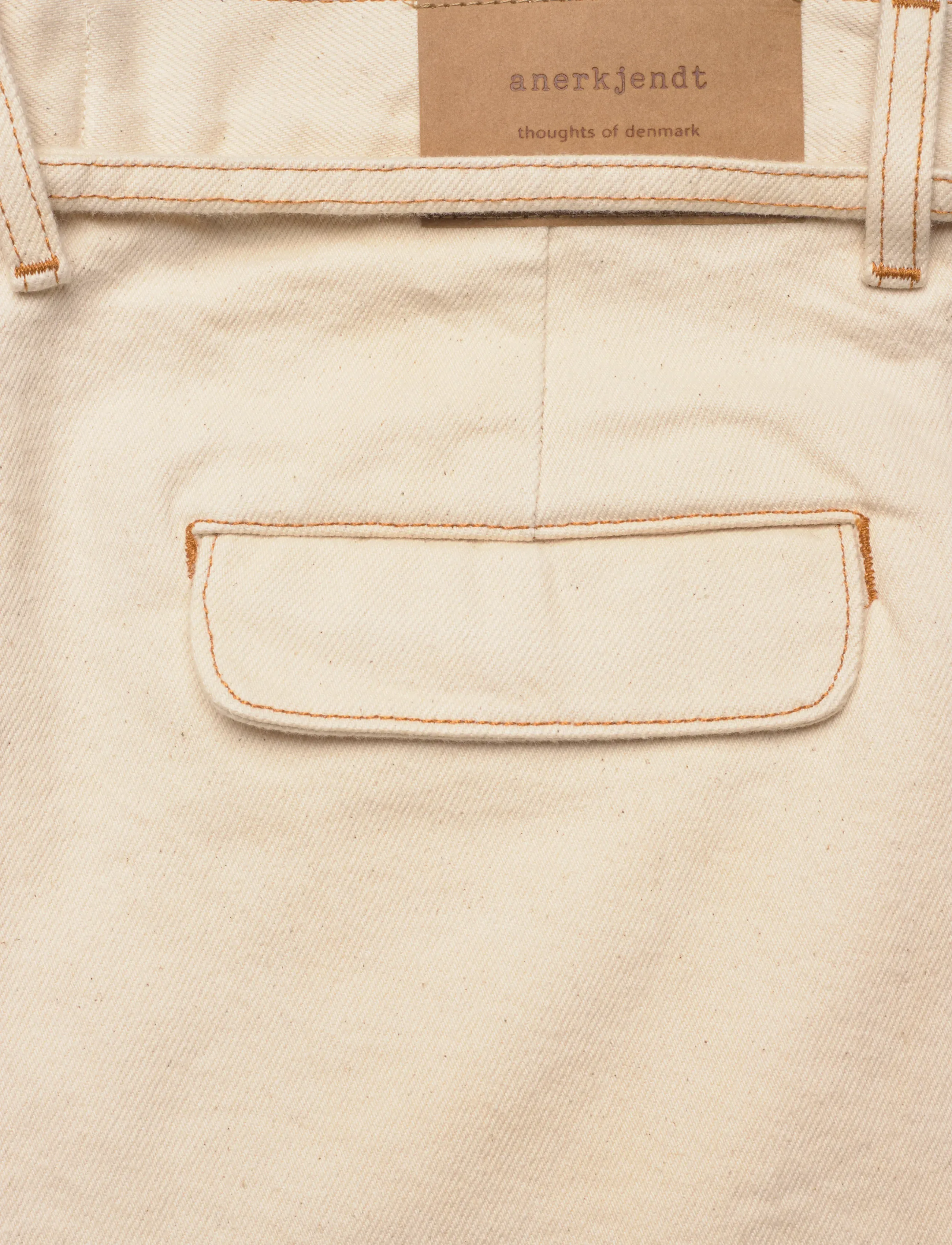Anerkjendt - AKJAN DENIM PANTS - casual bukser - tofu - 4