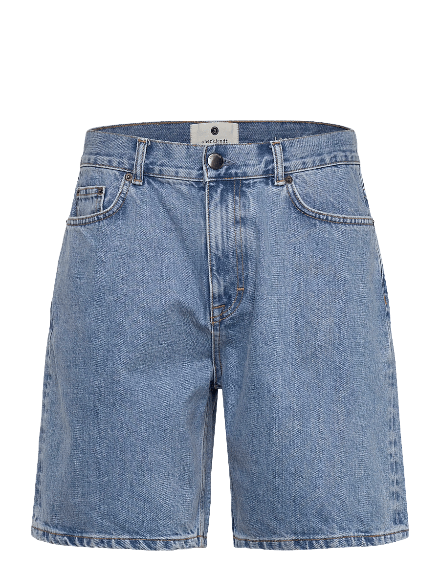 Anerkjendt - AKJAN DENIM SHORTS - short en jean - medium blue denim - 0