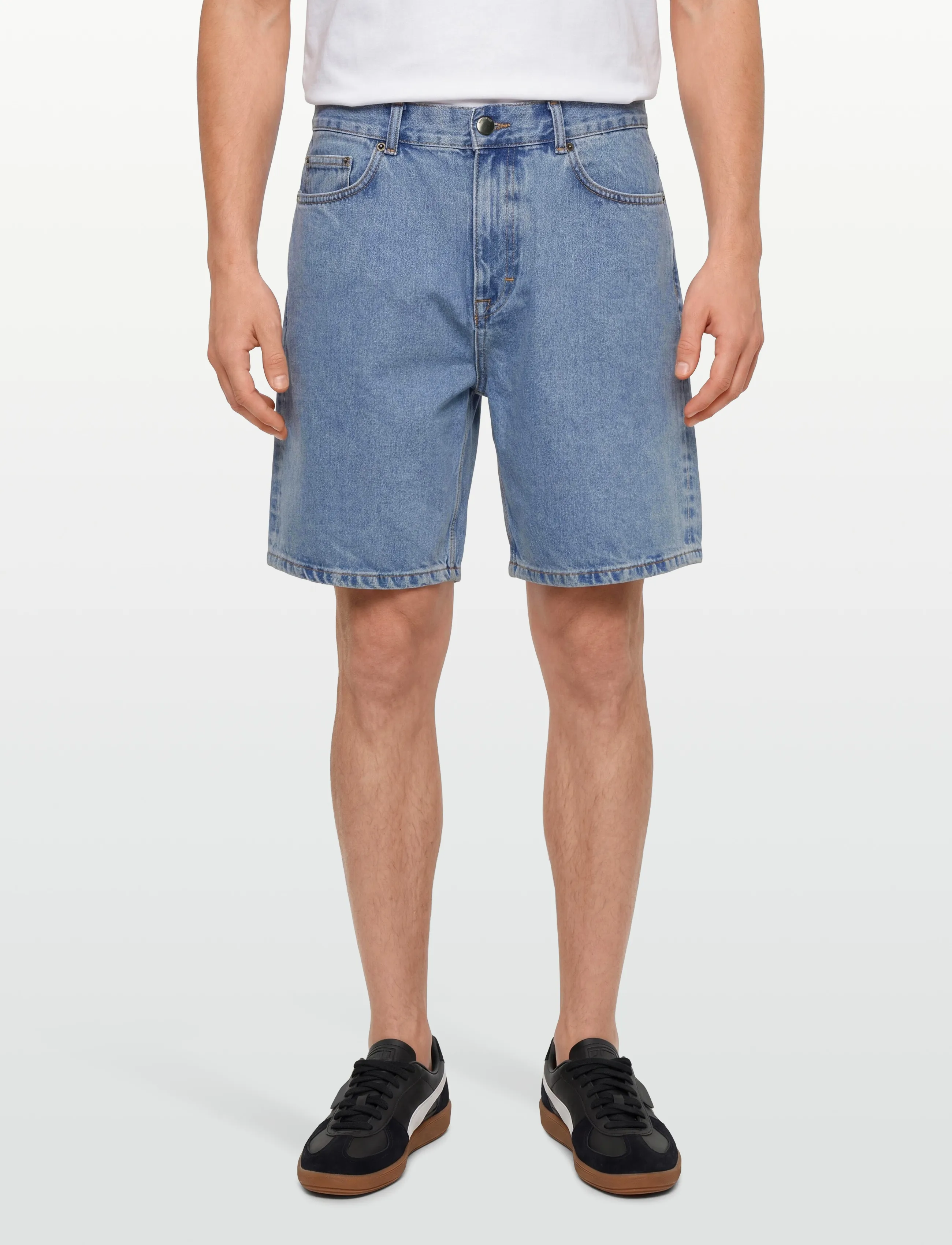 Anerkjendt - AKJAN DENIM SHORTS - lühikesed teksapüksid - medium blue denim - 3