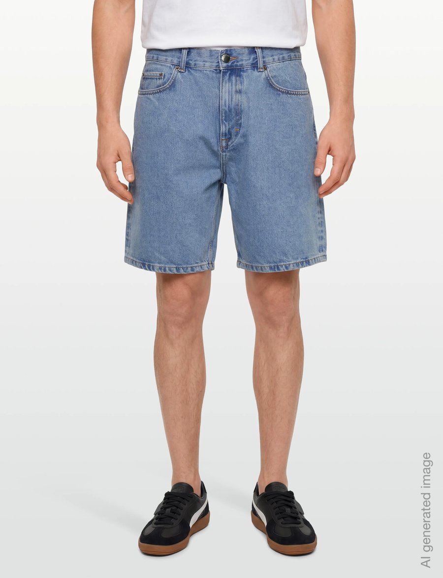 Anerkjendt - AKJAN DENIM SHORTS - short en jean - medium blue denim - 3