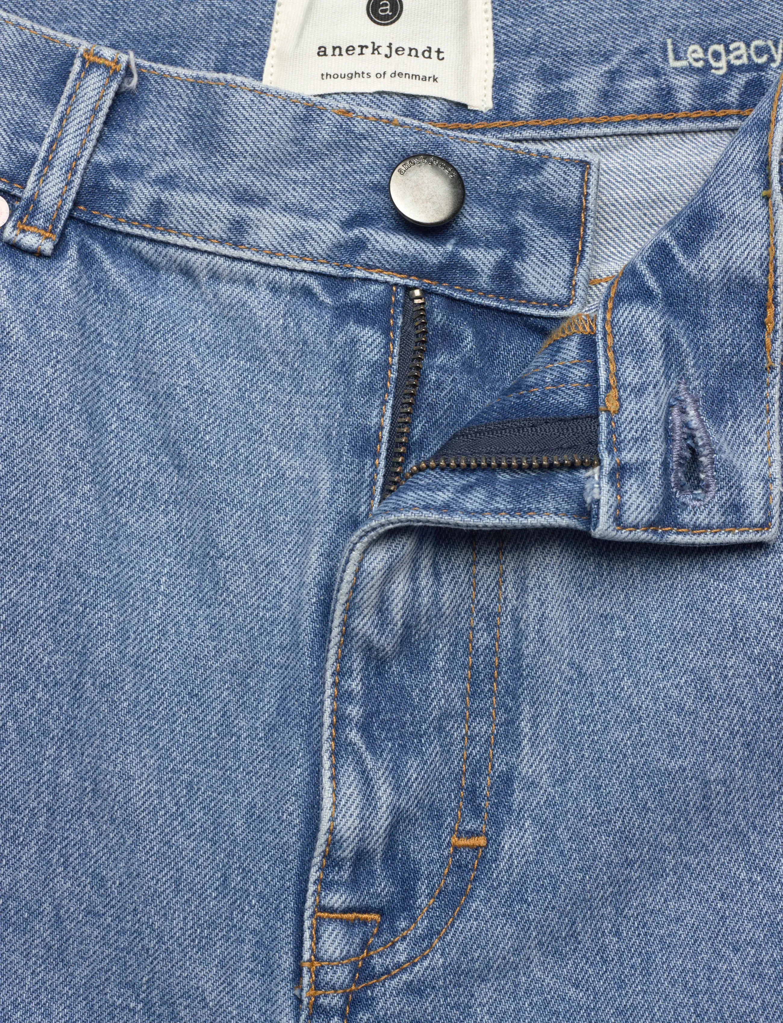 Anerkjendt - AKJAN DENIM SHORTS - jeans shorts - medium blue denim - 3