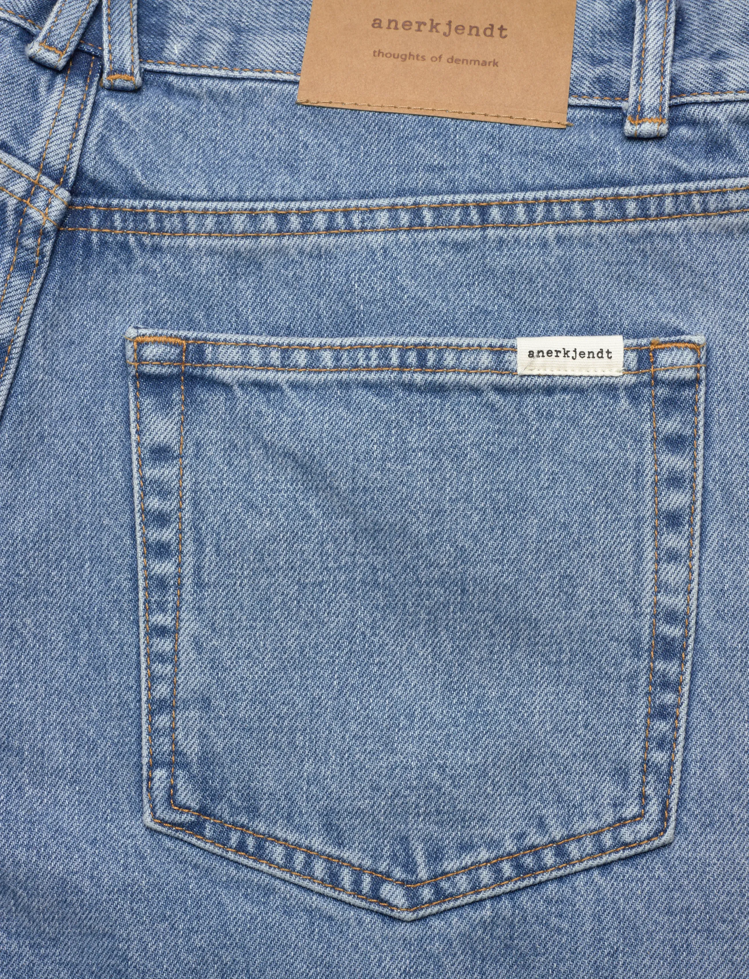 Anerkjendt - AKJAN DENIM SHORTS - jeans shorts - medium blue denim - 4