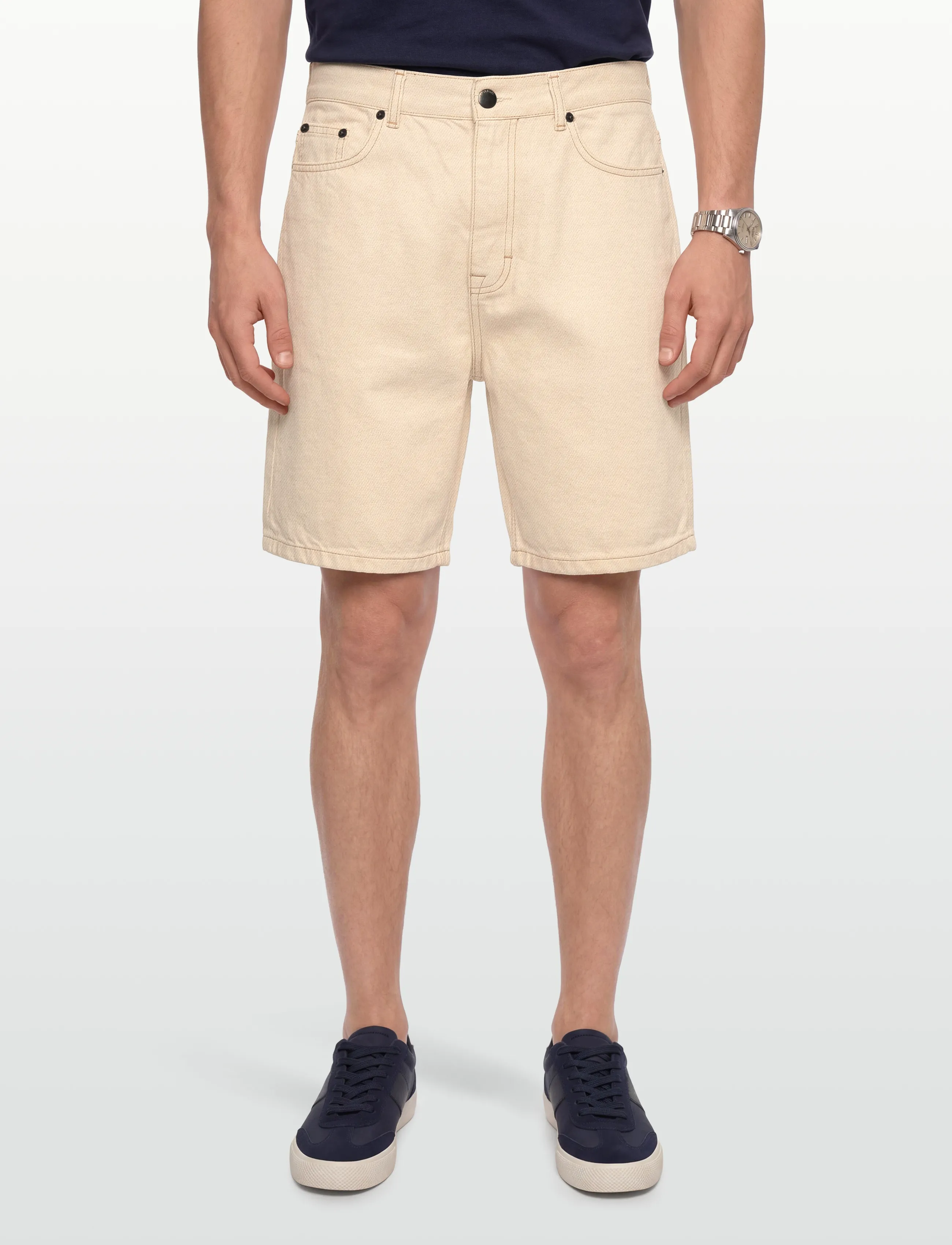 Anerkjendt - AKJAN DENIM SHORTS - jeans shorts - tofu - 3