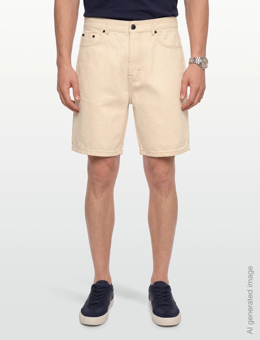 Anerkjendt - AKJAN DENIM SHORTS - jorts - tofu - 3