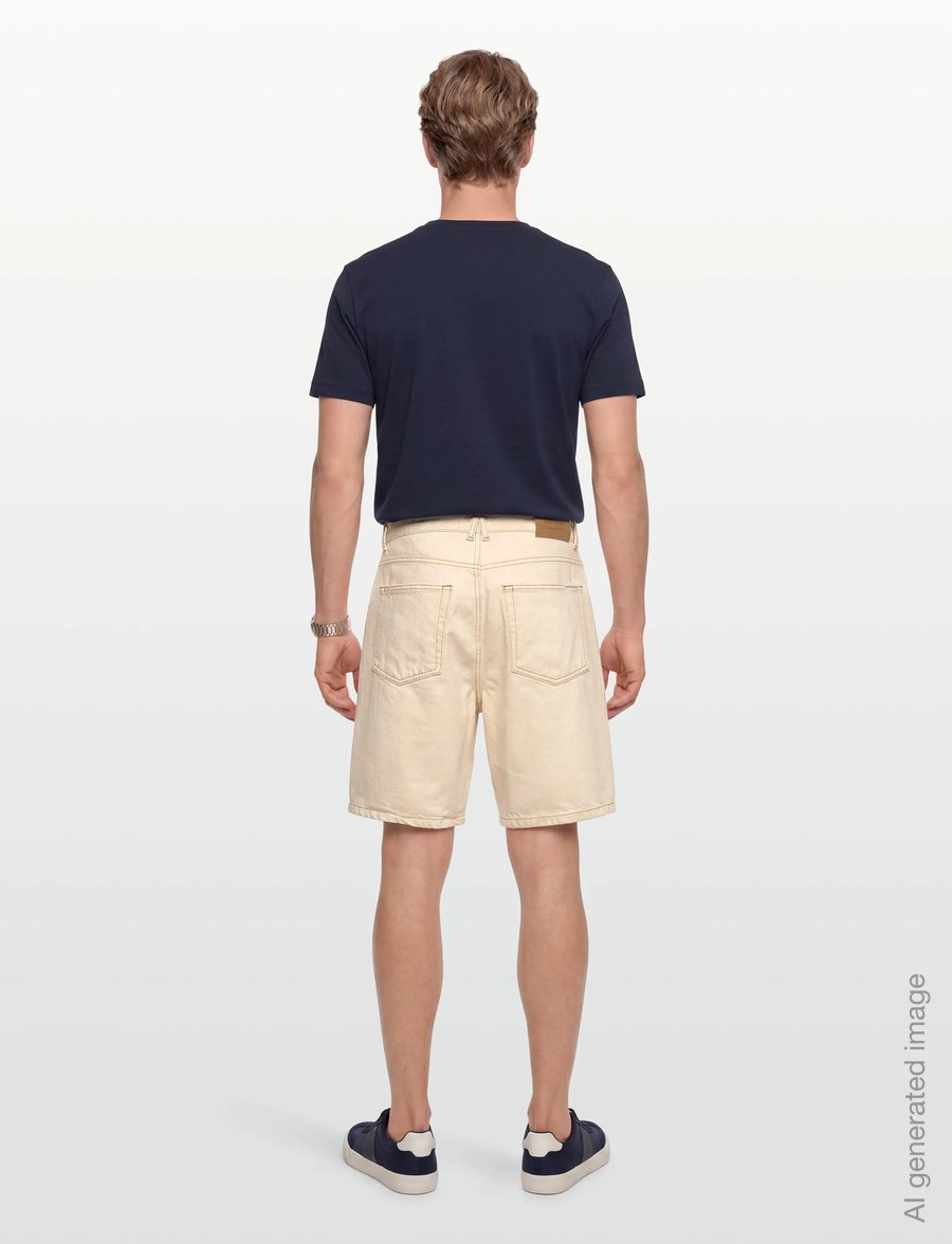 Anerkjendt - AKJAN DENIM SHORTS - jorts - tofu - 4