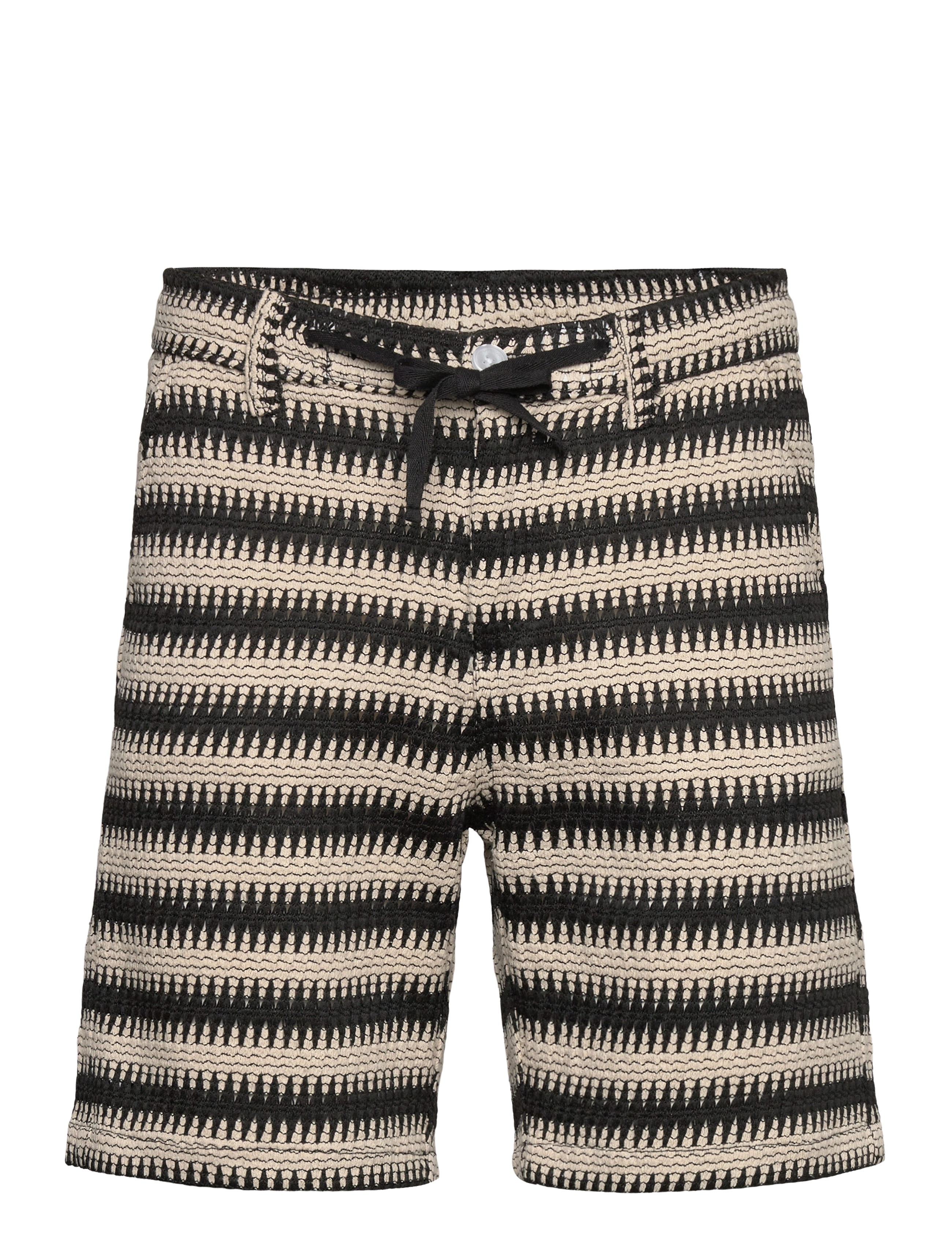ANERKJENDT Akjan Struc Stripe Shorts Patterned - L - Herren