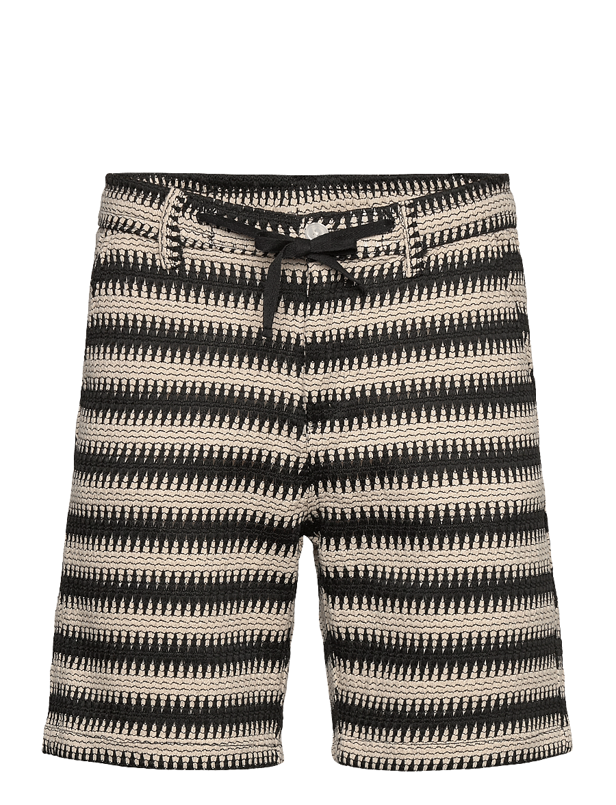 Anerkjendt - AKJAN STRUC STRIPE SHORTS - casual shorts - tofu - 1