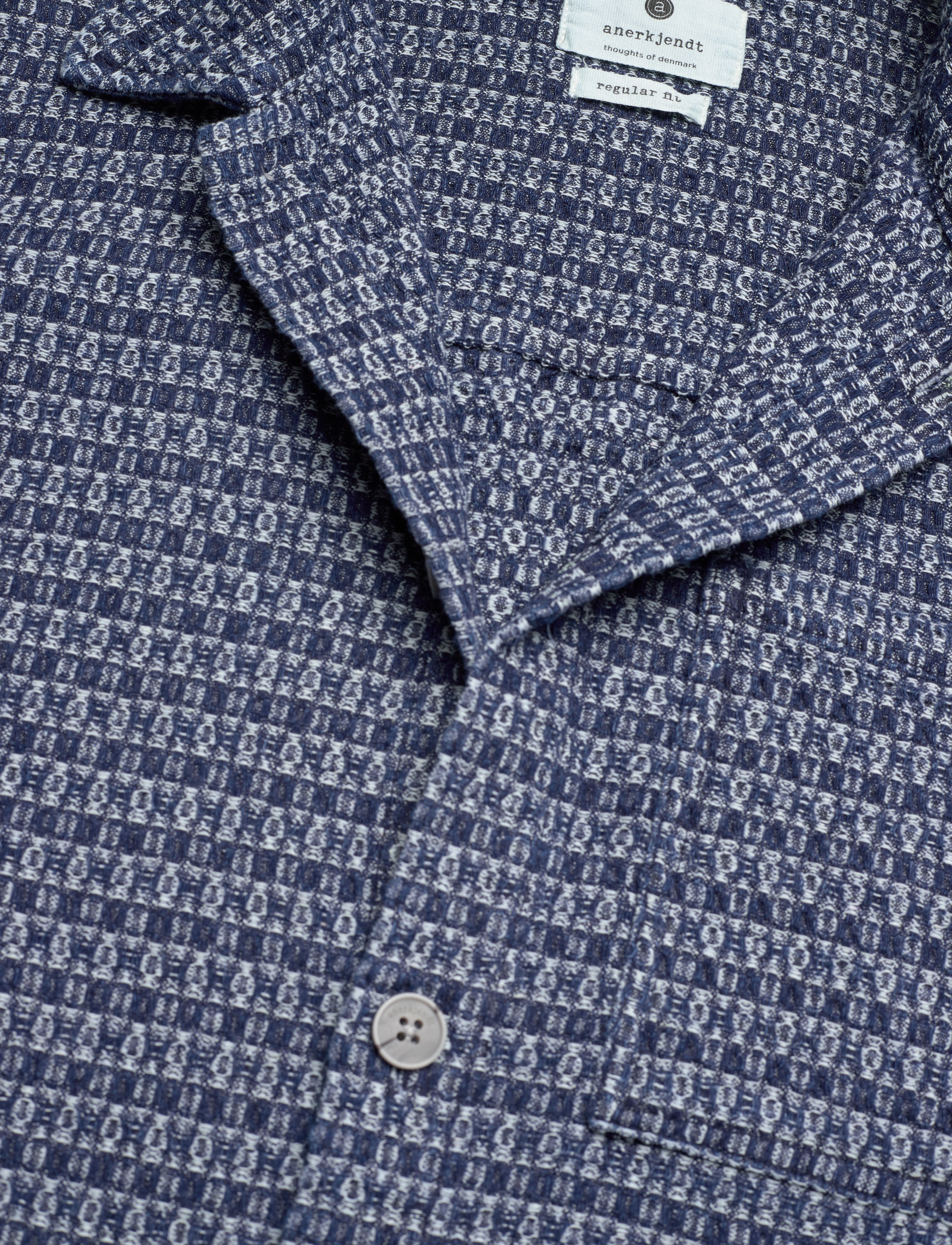 Anerkjendt - AKOSCAR INDIGO OVERSHIRT - sky captain - 2