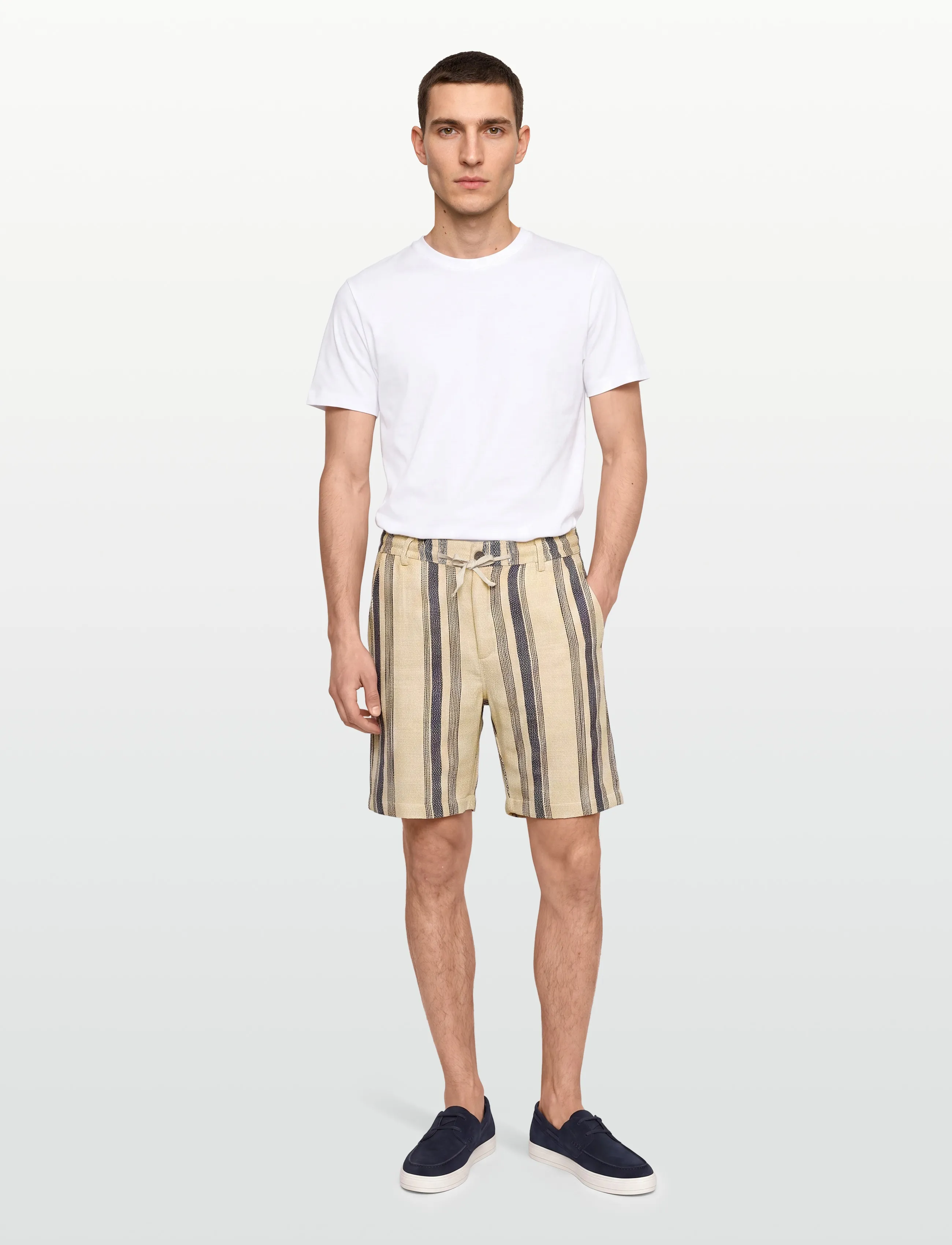 Anerkjendt - AKJAN STRUCTURE SHORTS - kasdienio stiliaus šortai - tofu - 0