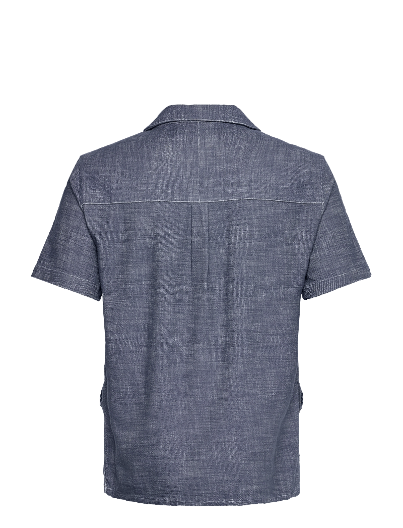 Anerkjendt - AKKURT TWILL S/S SHIRT - koszule lniane - sky captain - 1