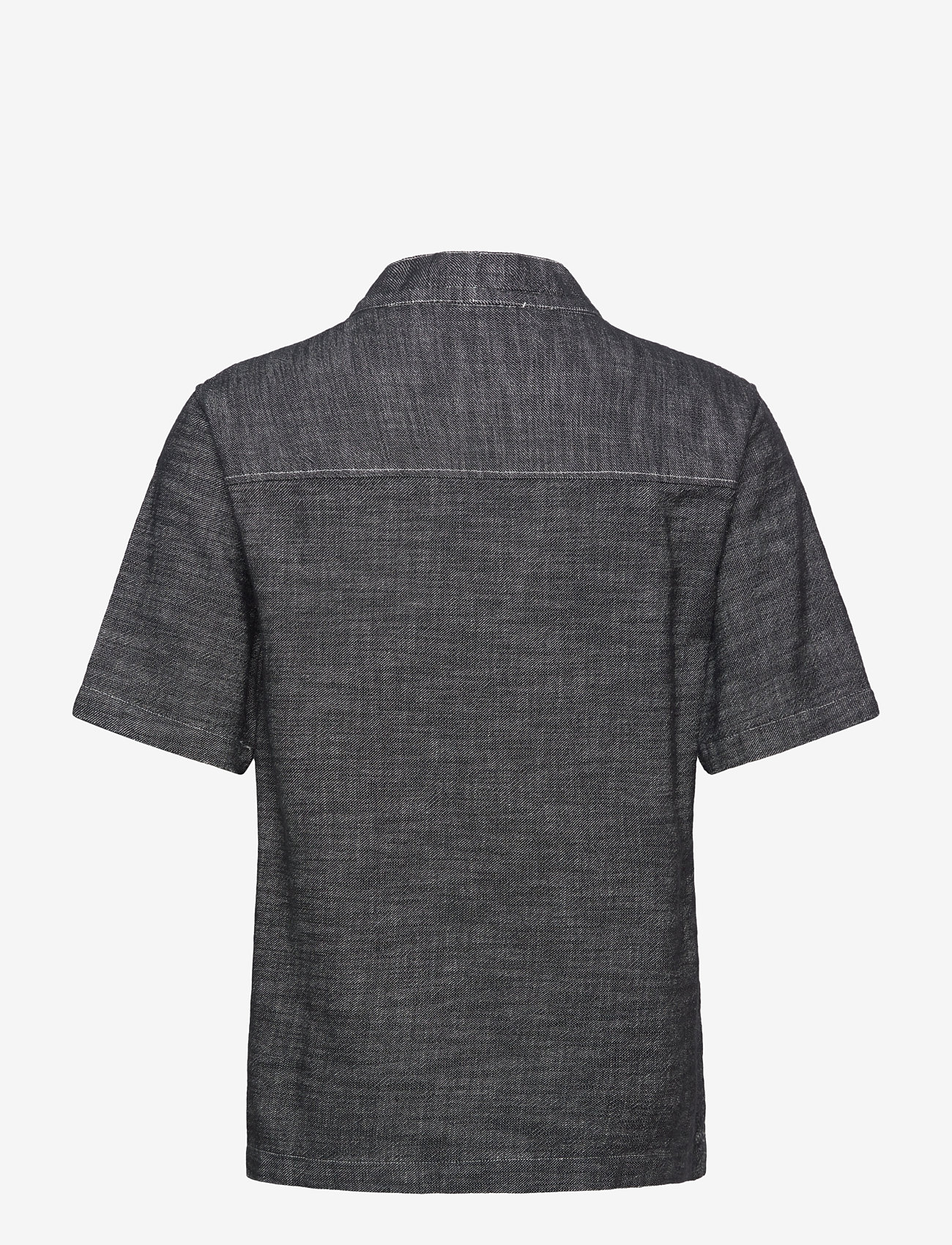 Anerkjendt - AKJESPER TWILL S/S KIMONO - linnen overhemden - caviar - 1