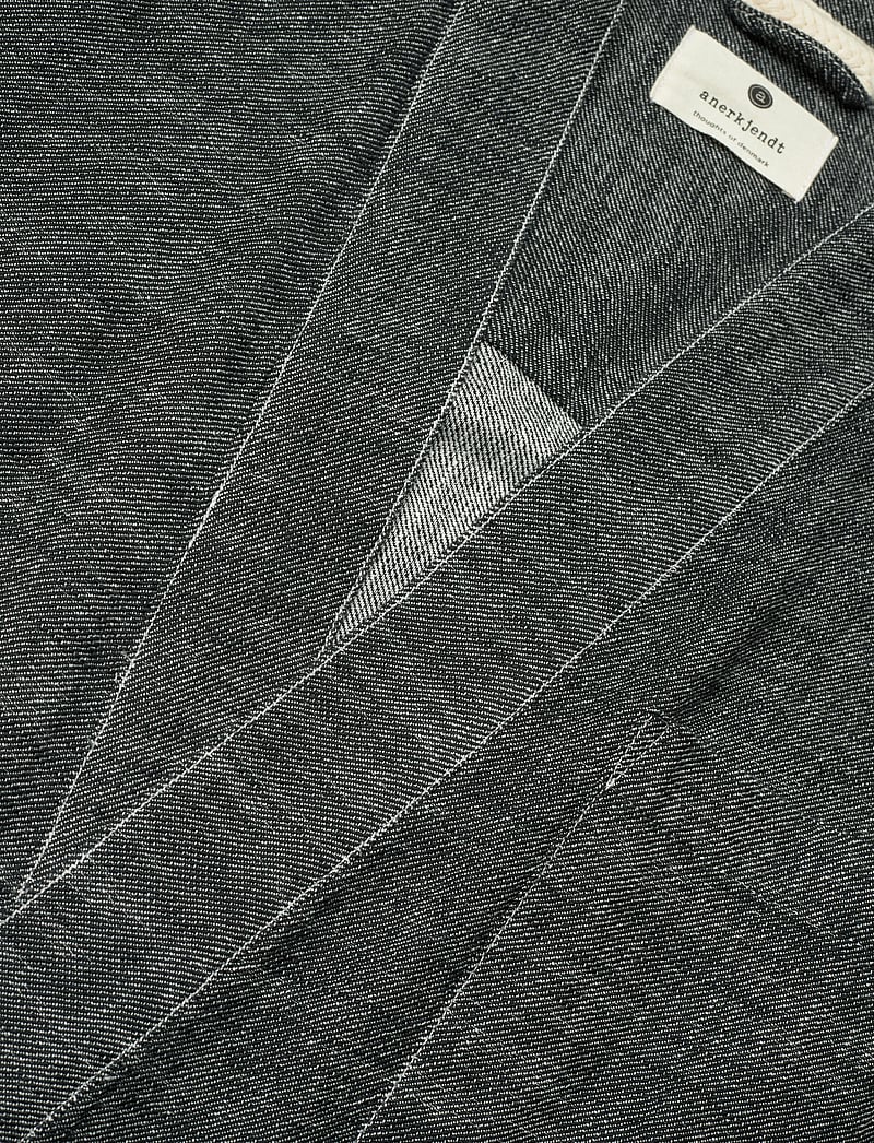 Anerkjendt - AKJESPER TWILL S/S KIMONO - leinenhemden - caviar - 2