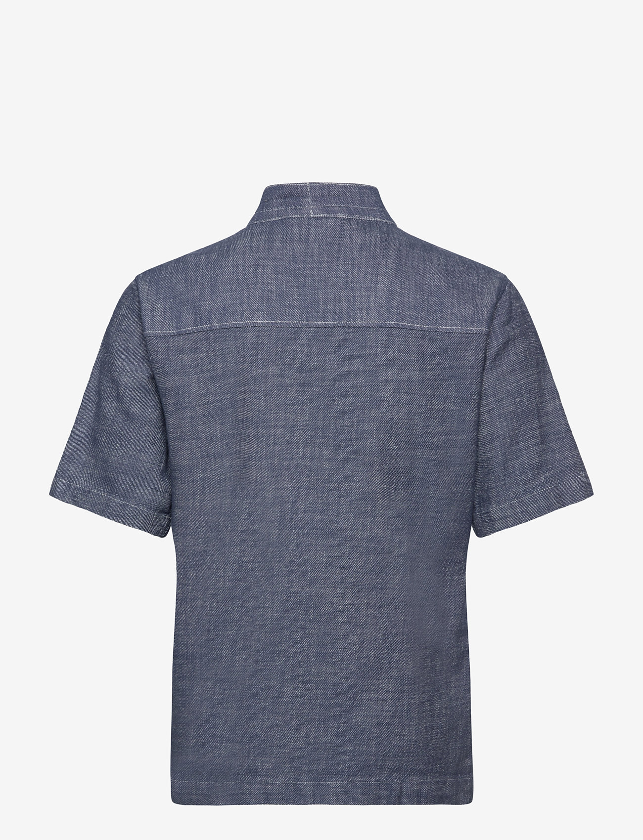 Anerkjendt - AKJESPER TWILL S/S KIMONO - hørskjorter - sky captain - 1