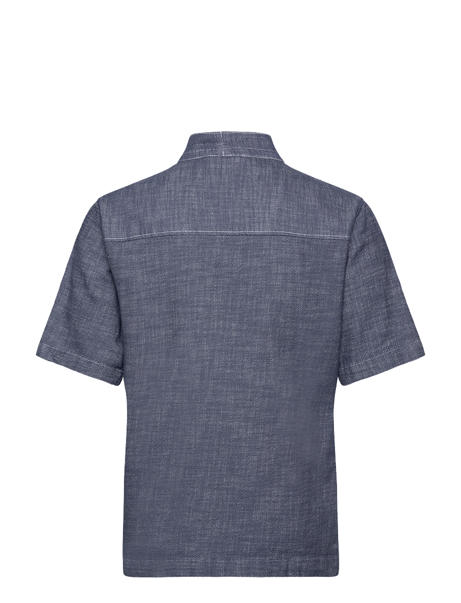 Anerkjendt - AKJESPER TWILL S/S KIMONO - linased särgid - sky captain - 1