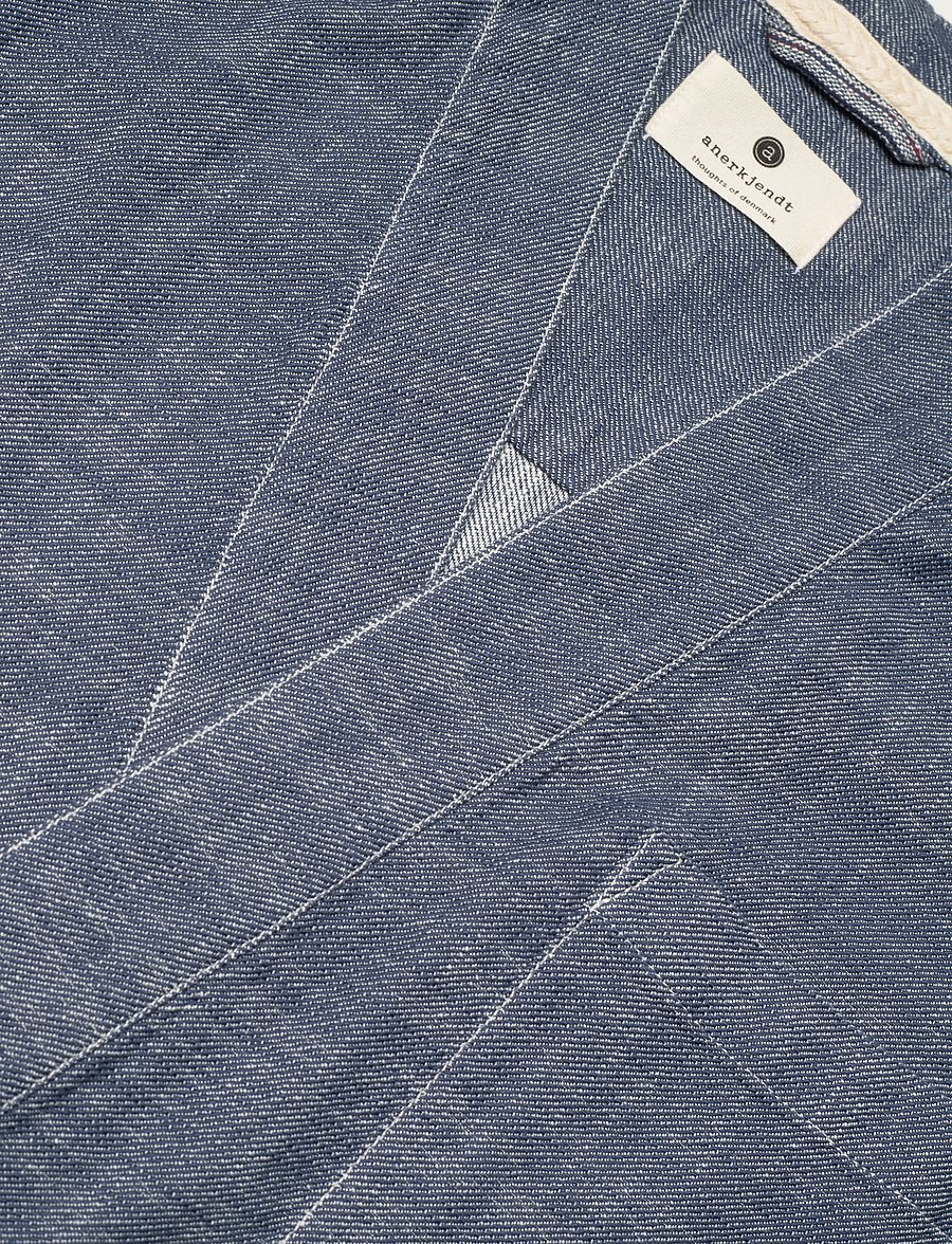 Anerkjendt - AKJESPER TWILL S/S KIMONO - linased särgid - sky captain - 2