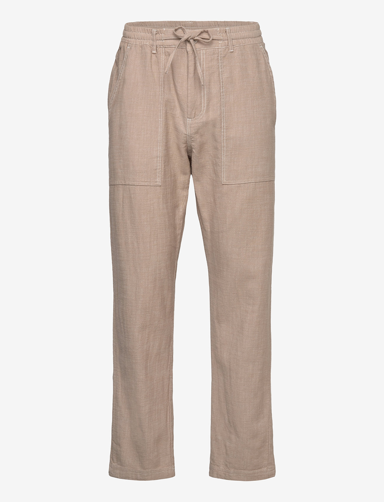 Anerkjendt - AKJAN TWILL CONTRAST PANTS - linased püksid - incense - 0